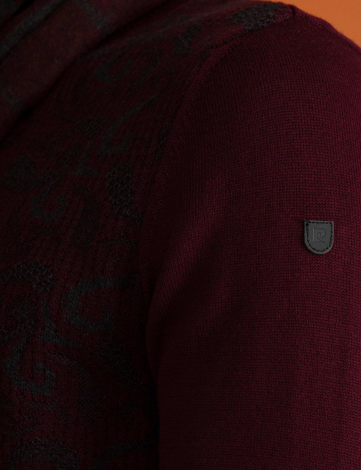 Bordo Slim Fit Triko Kazak - 50194124031