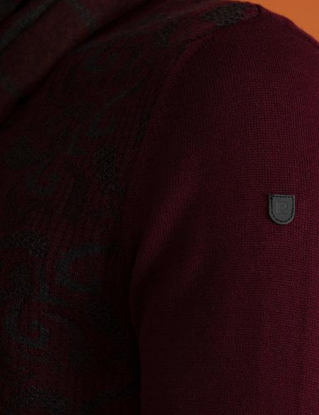 Bordo Slim Fit Triko Kazak - 50194124031