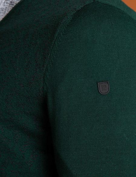 Yeşil Slim Fit Kazak - 50194181053