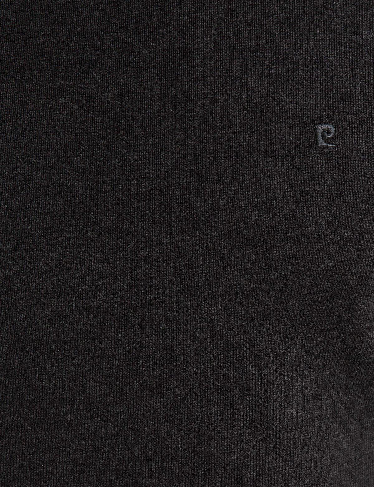 Antrasit Melanj Slim Fit Basic Kazak - 50194204063