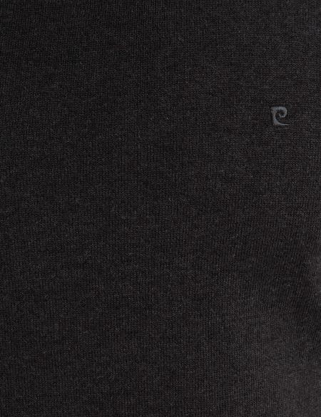 Antrasit Melanj Slim Fit Basic Kazak - 50194204063