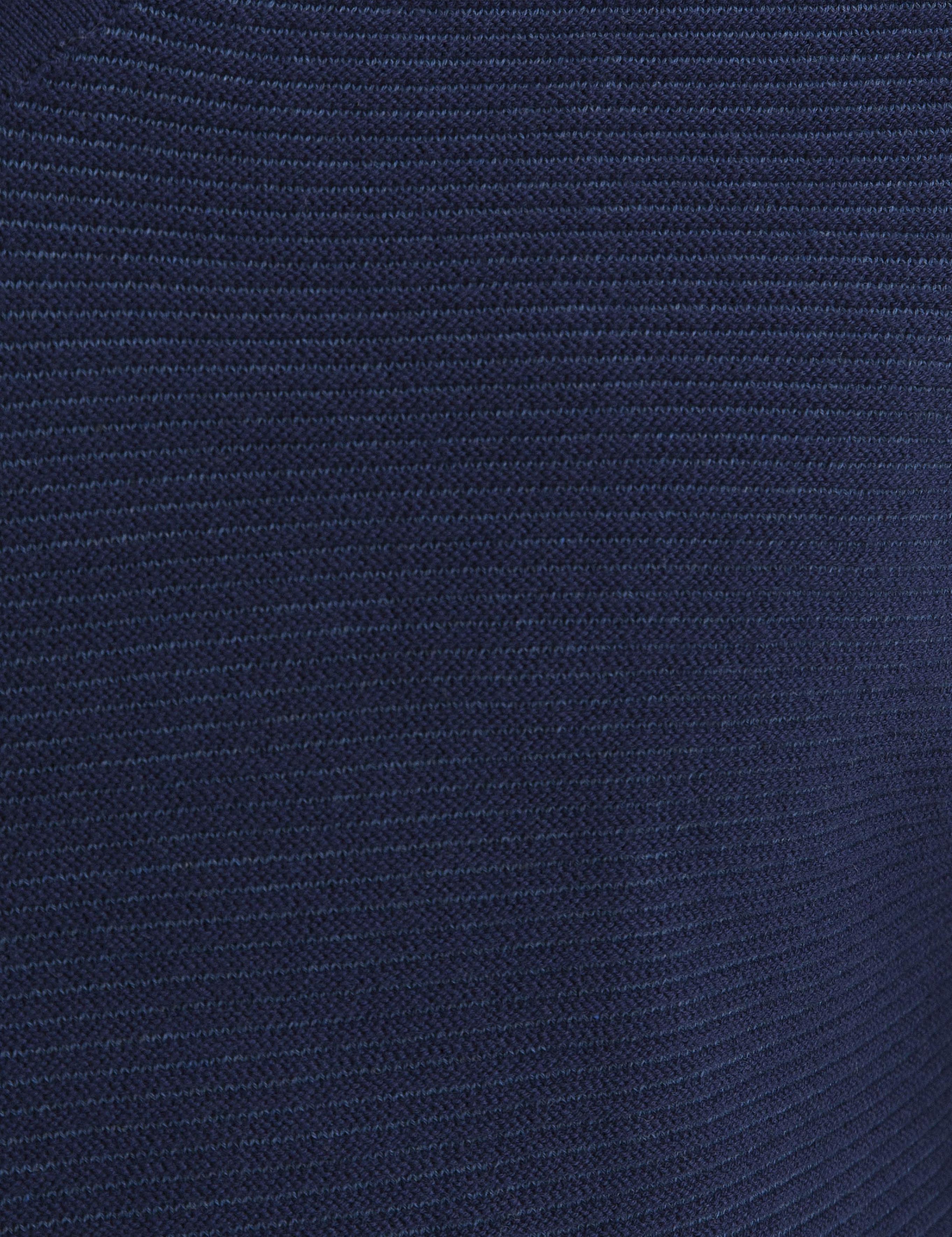 Lacivert Slim Fit Bisiklet Yaka Triko Kazak