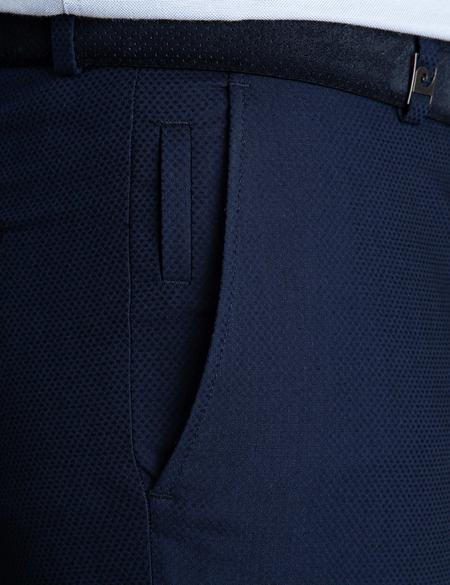Lacivert Ex. Slim Fit Kumaş Pantolon - 50194485002
