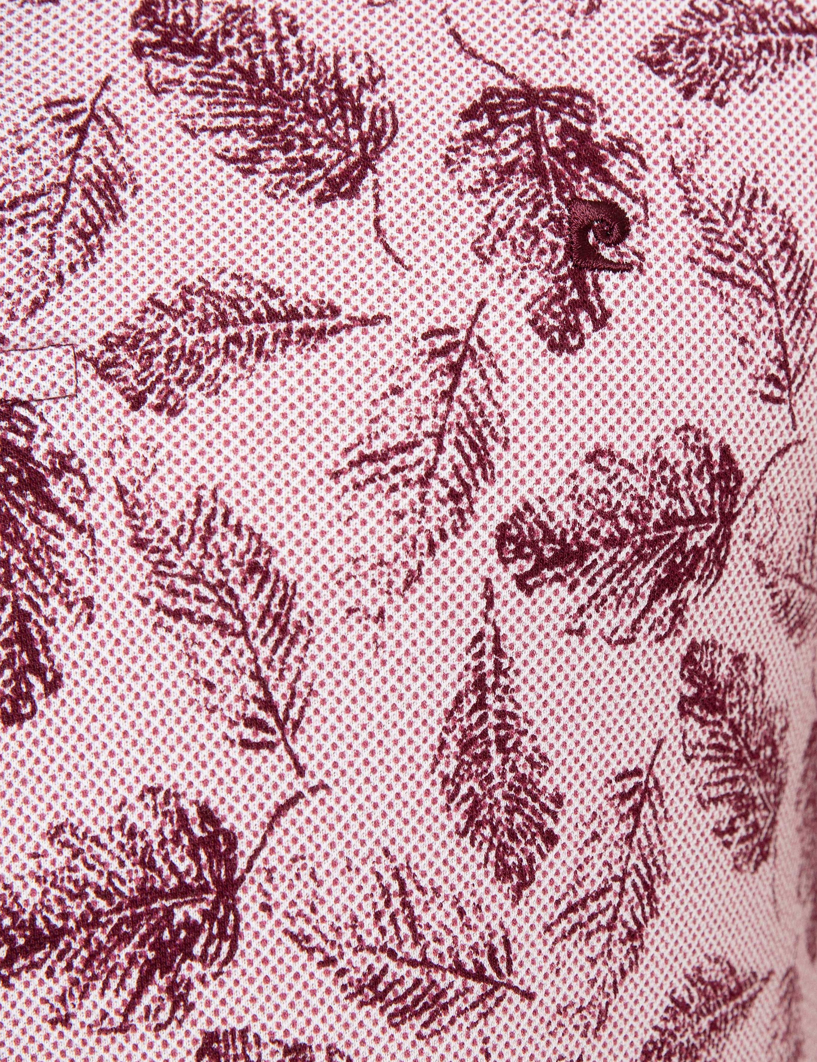 Bordo Slim Fit Tişört