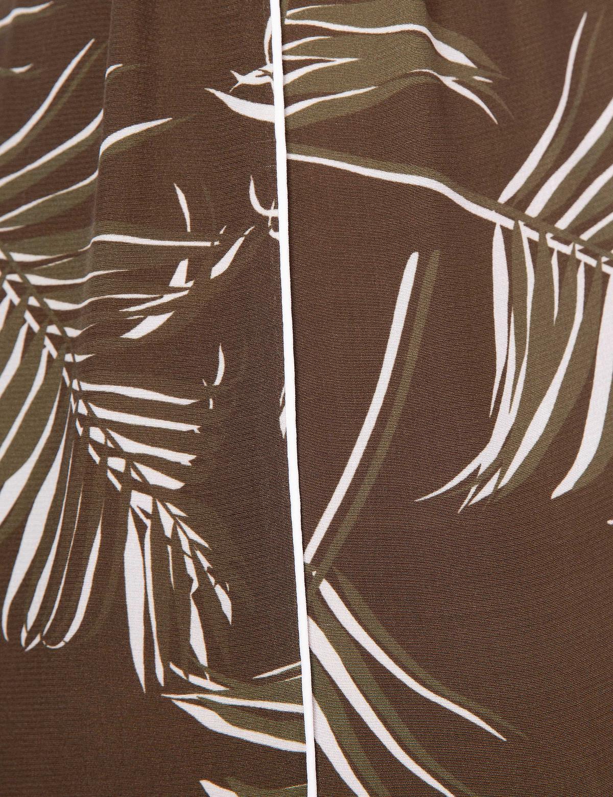 Haki Desenli Elbise - 50201930013