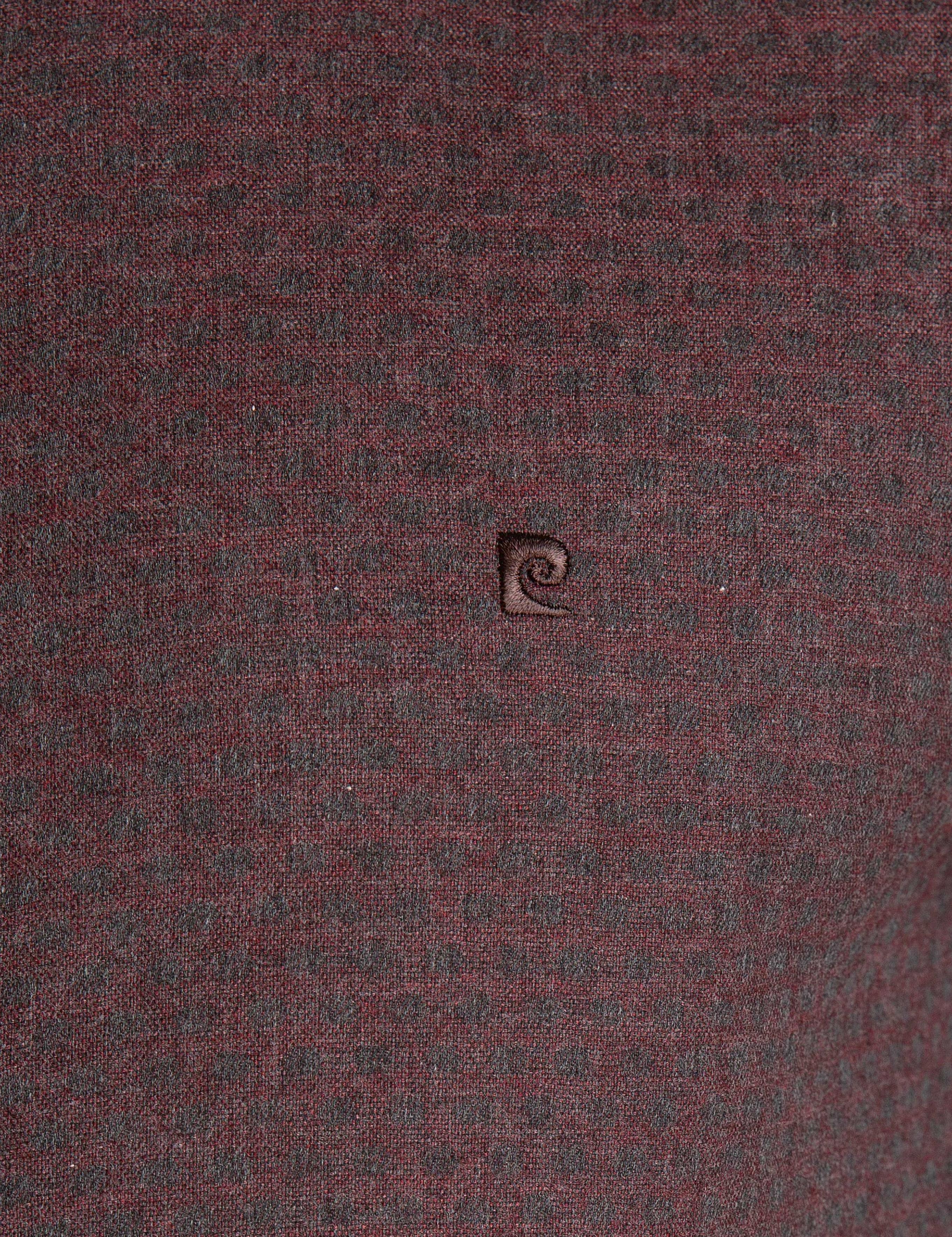 Bordo Slim Fit Gömlek