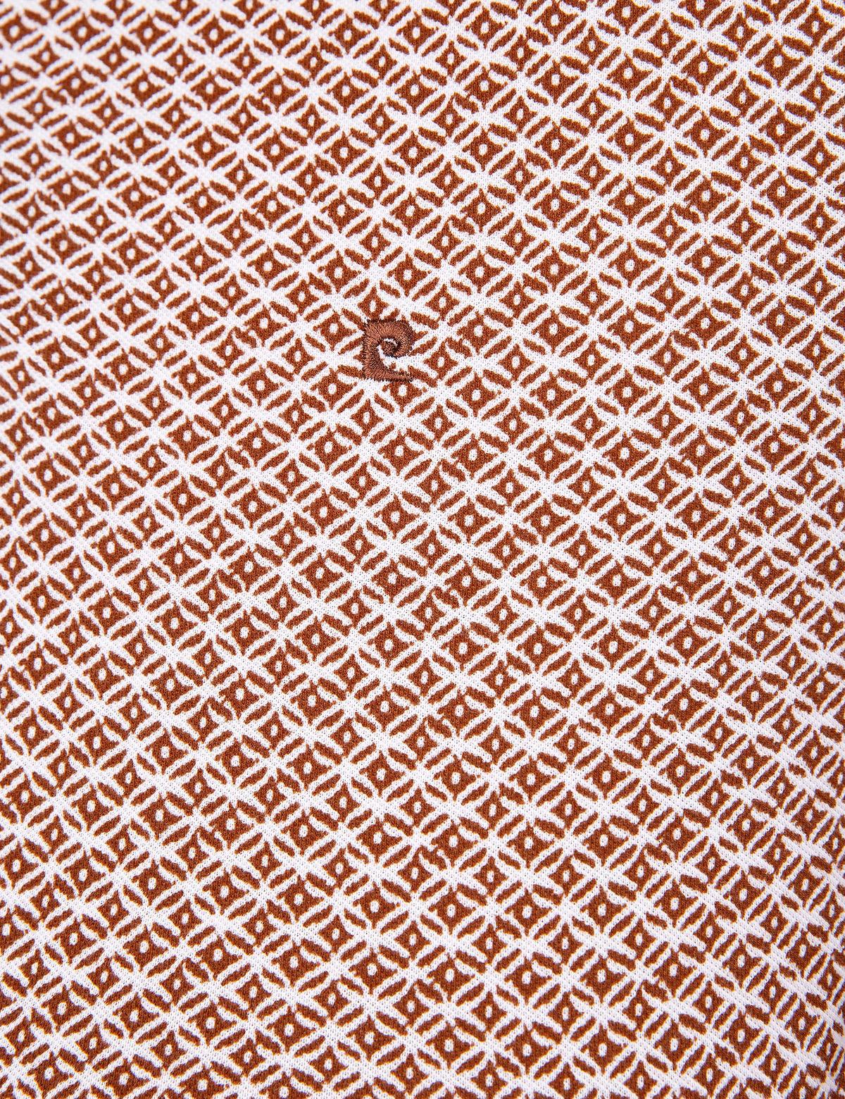 Kahverengi Slim Fit Polo Yaka T-Shirt - 50202482027