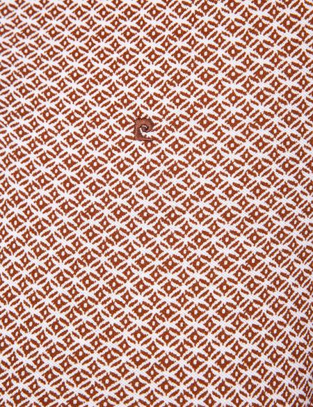 Kahverengi Slim Fit Polo Yaka T-Shirt - 50202482027