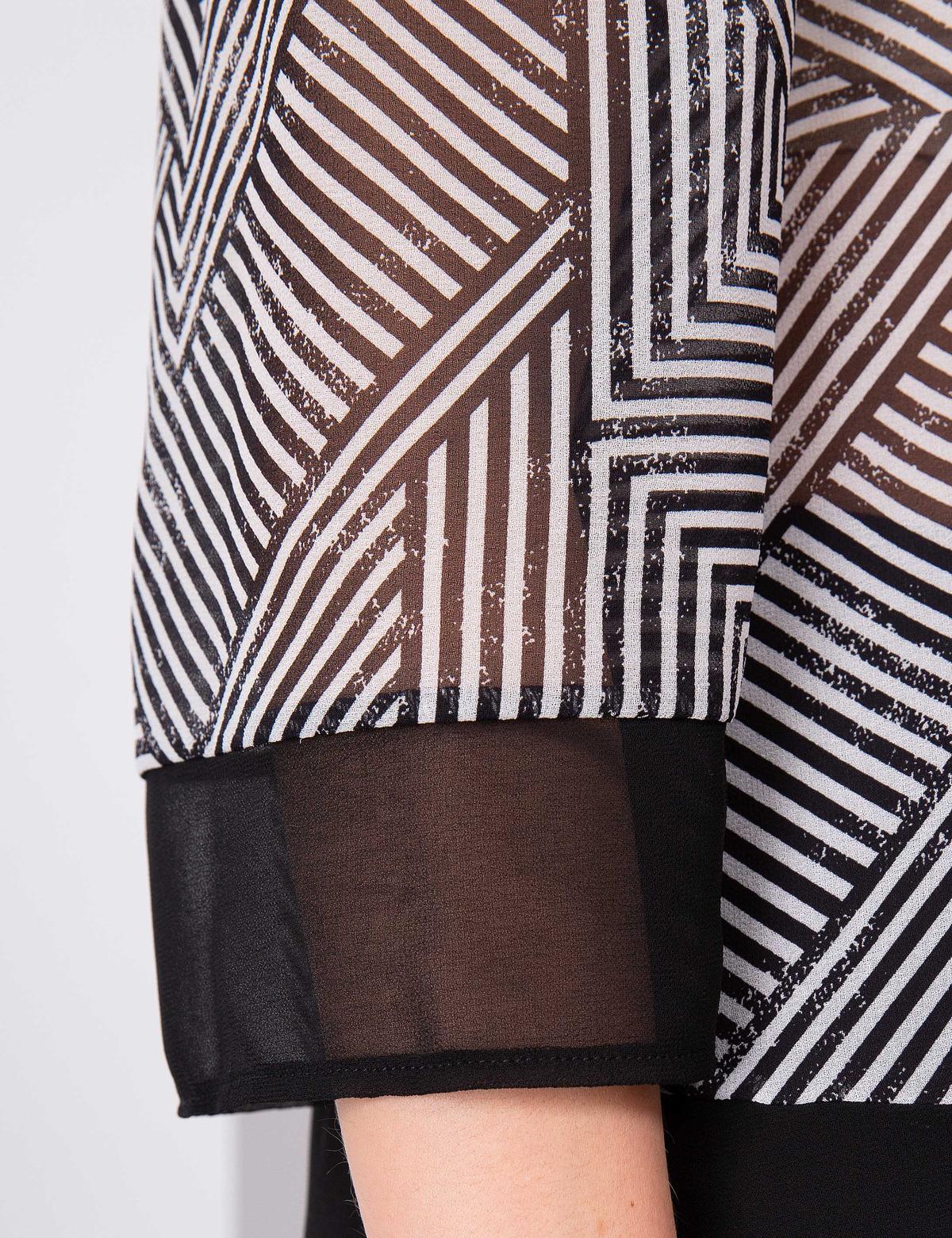 Siyah Tül Bluz - 50202639004