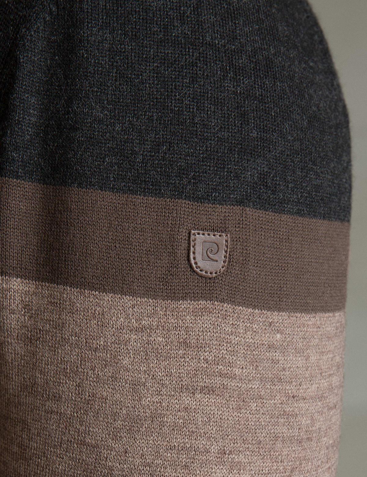 Vizon Slim Fit Bisiklet Yaka Triko Kazak - 50193393055