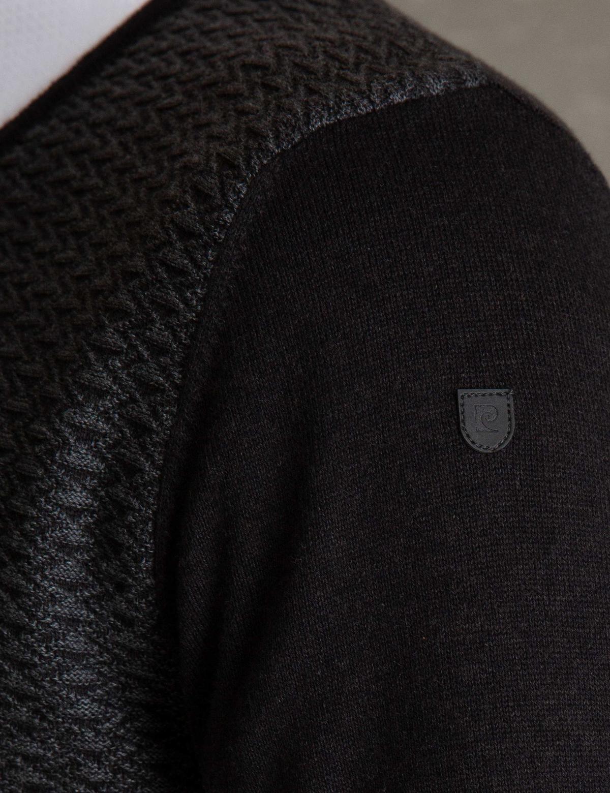 Antrasit Melanj Slim Fit Triko Kazak - 50194119063