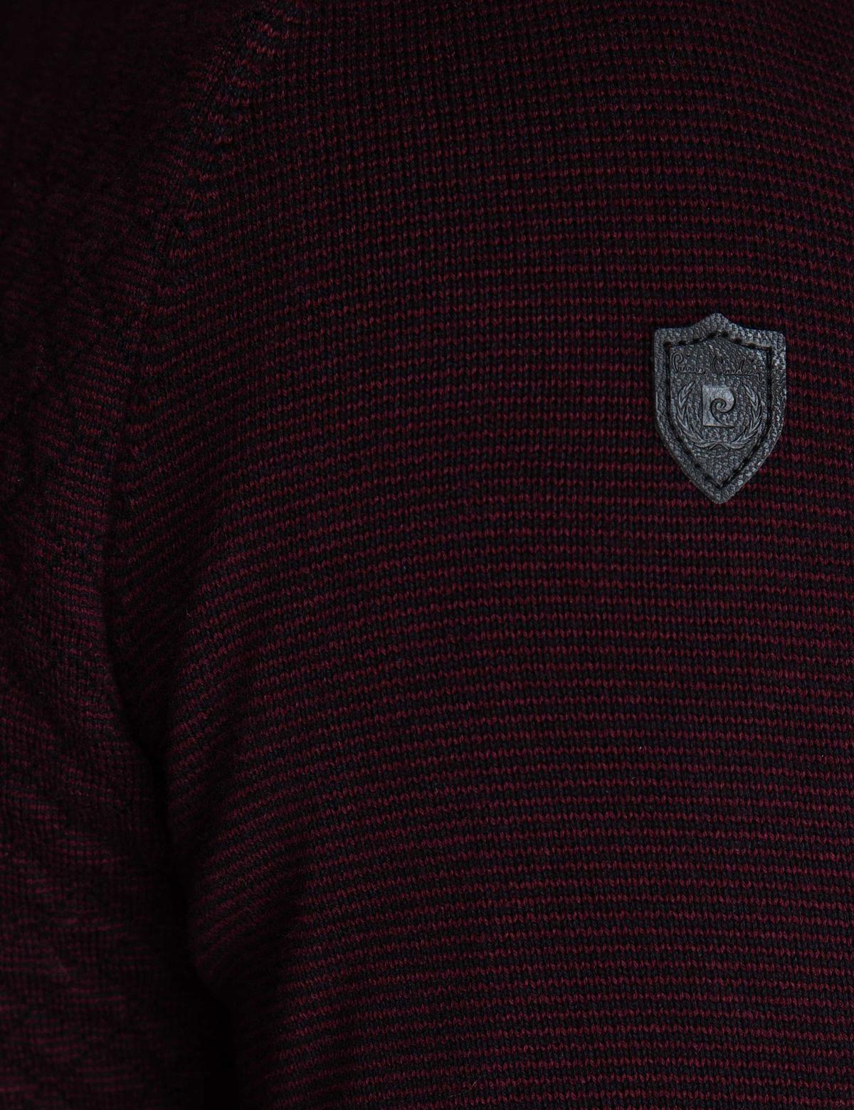 Bordo Slim Fit Triko Hırka - 50194129031