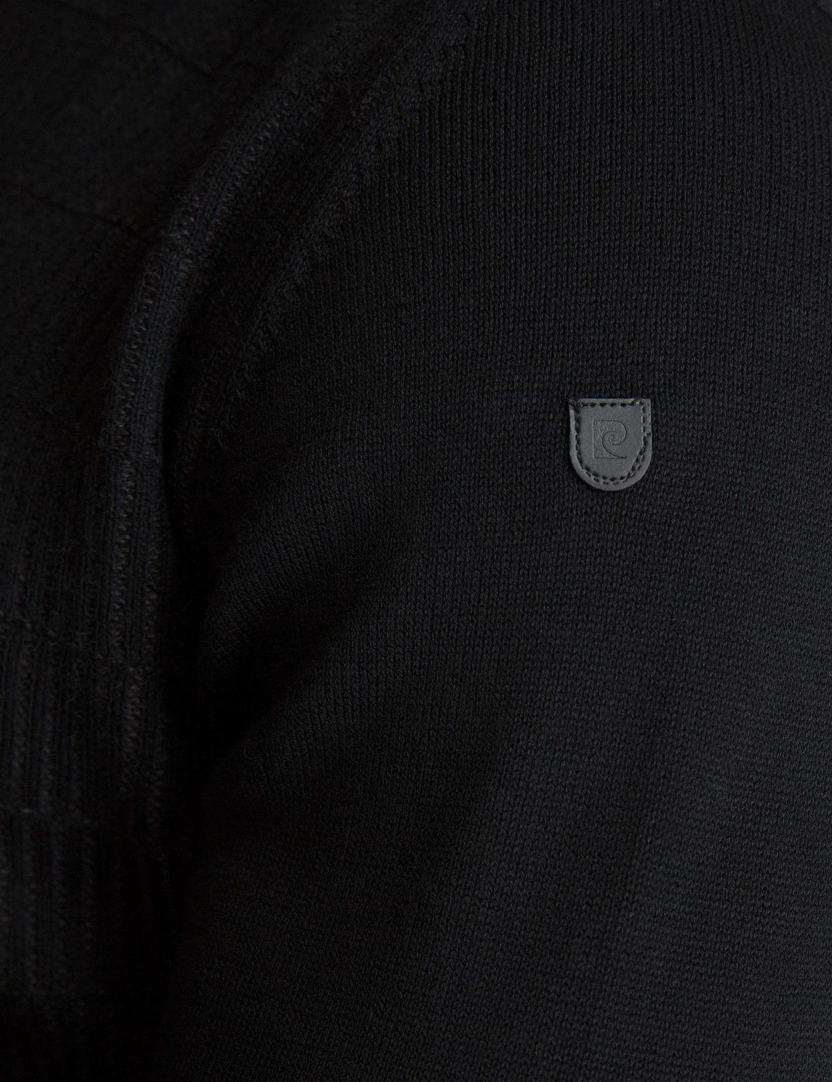 Siyah Slim Fit Tam Balıkçı Yaka Triko Kazak - 50194125046