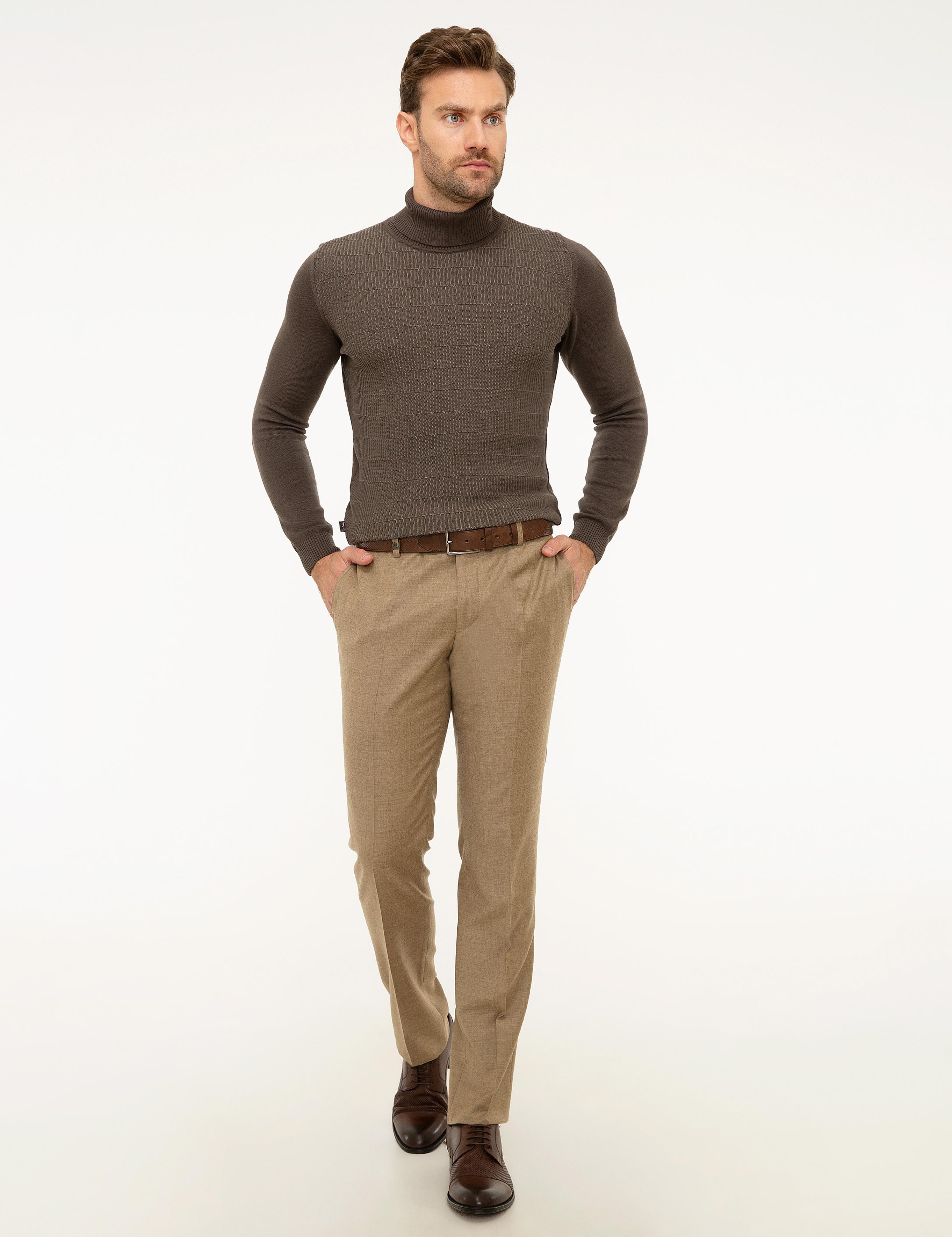 Vizon Slim Fit Triko Kazak