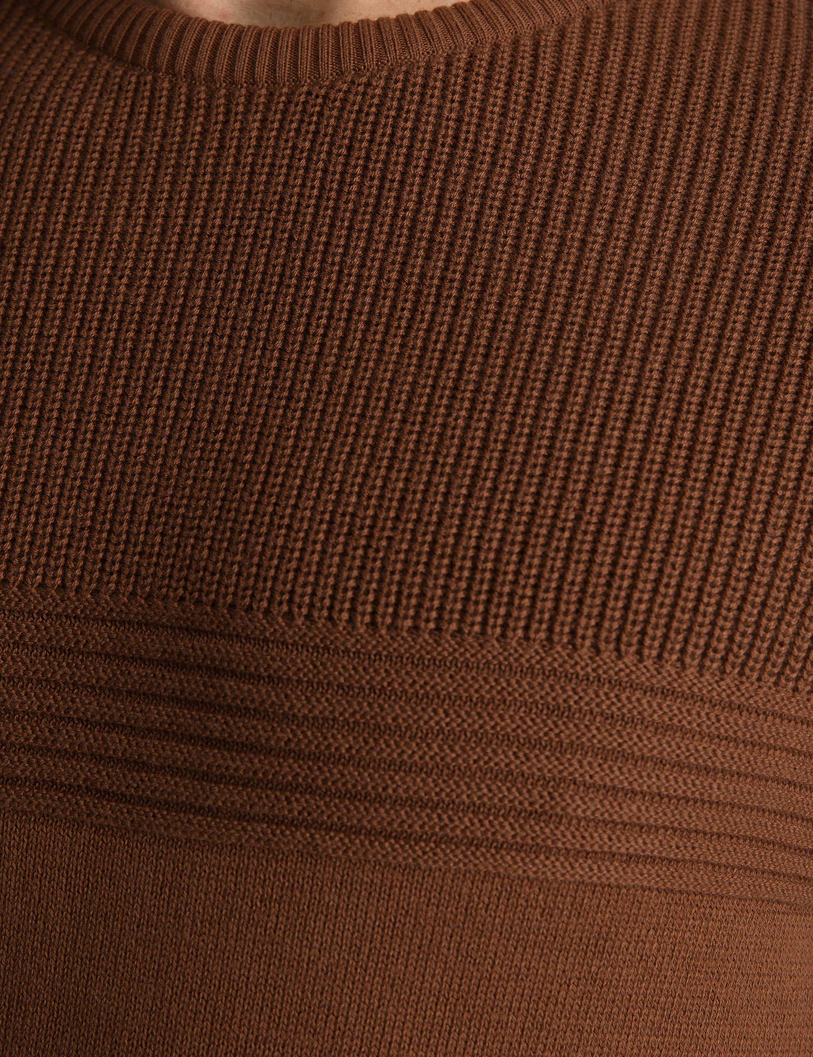 Turuncu Slim Fit Triko Kazak