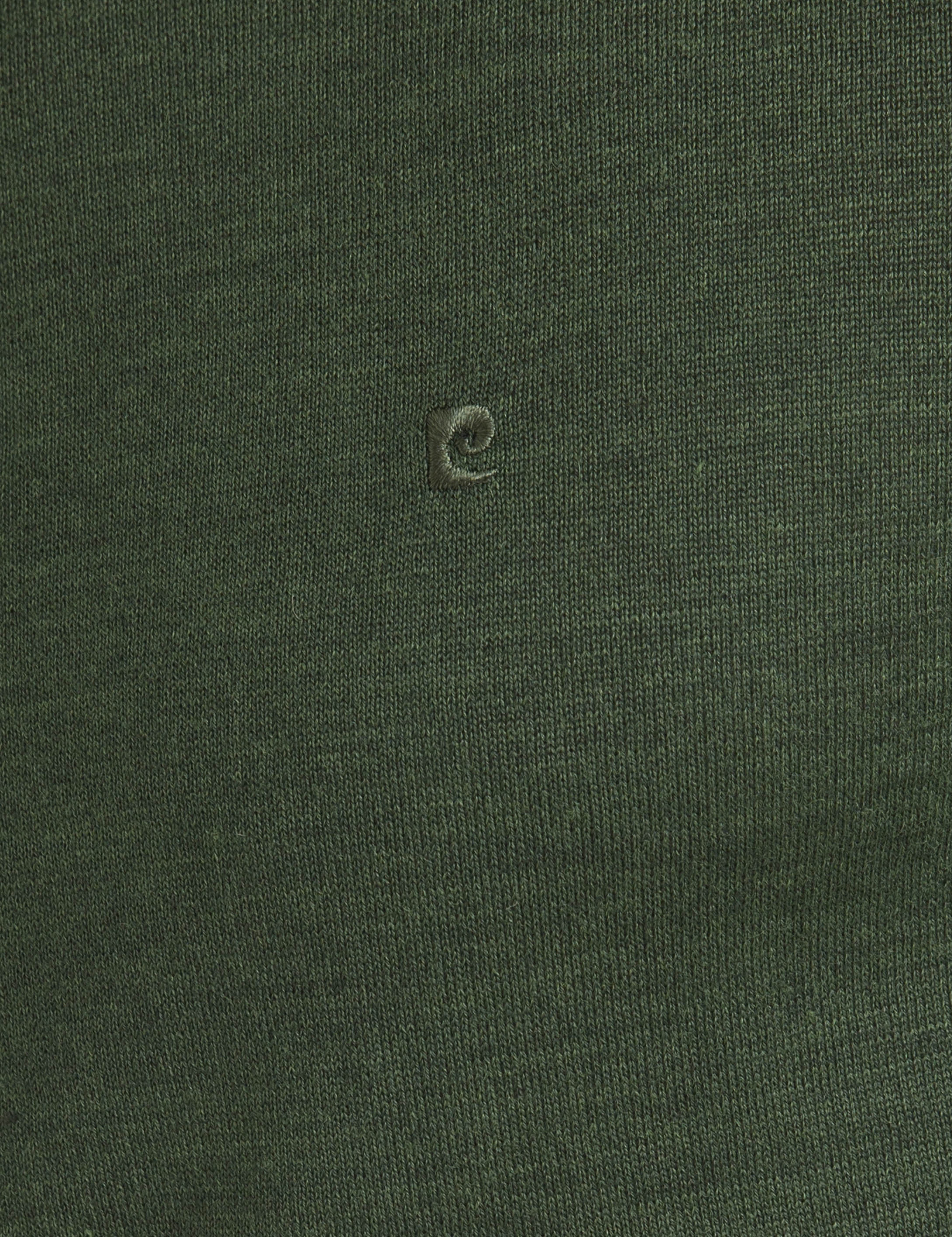 Yeşil Slim Fit Bisiklet Yaka Basic Triko Kazak - Image 5