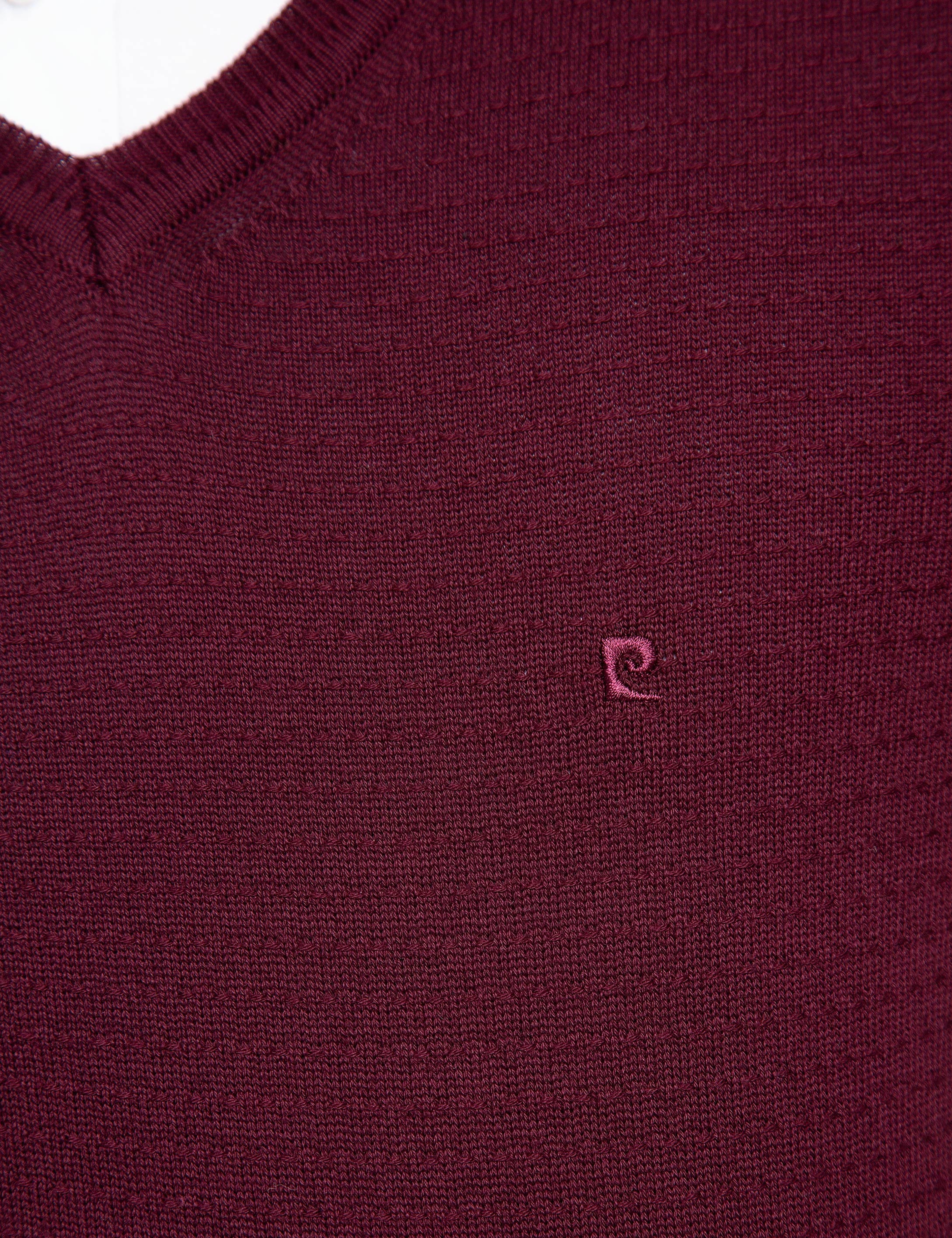 Bordo Slim Fit Kazak