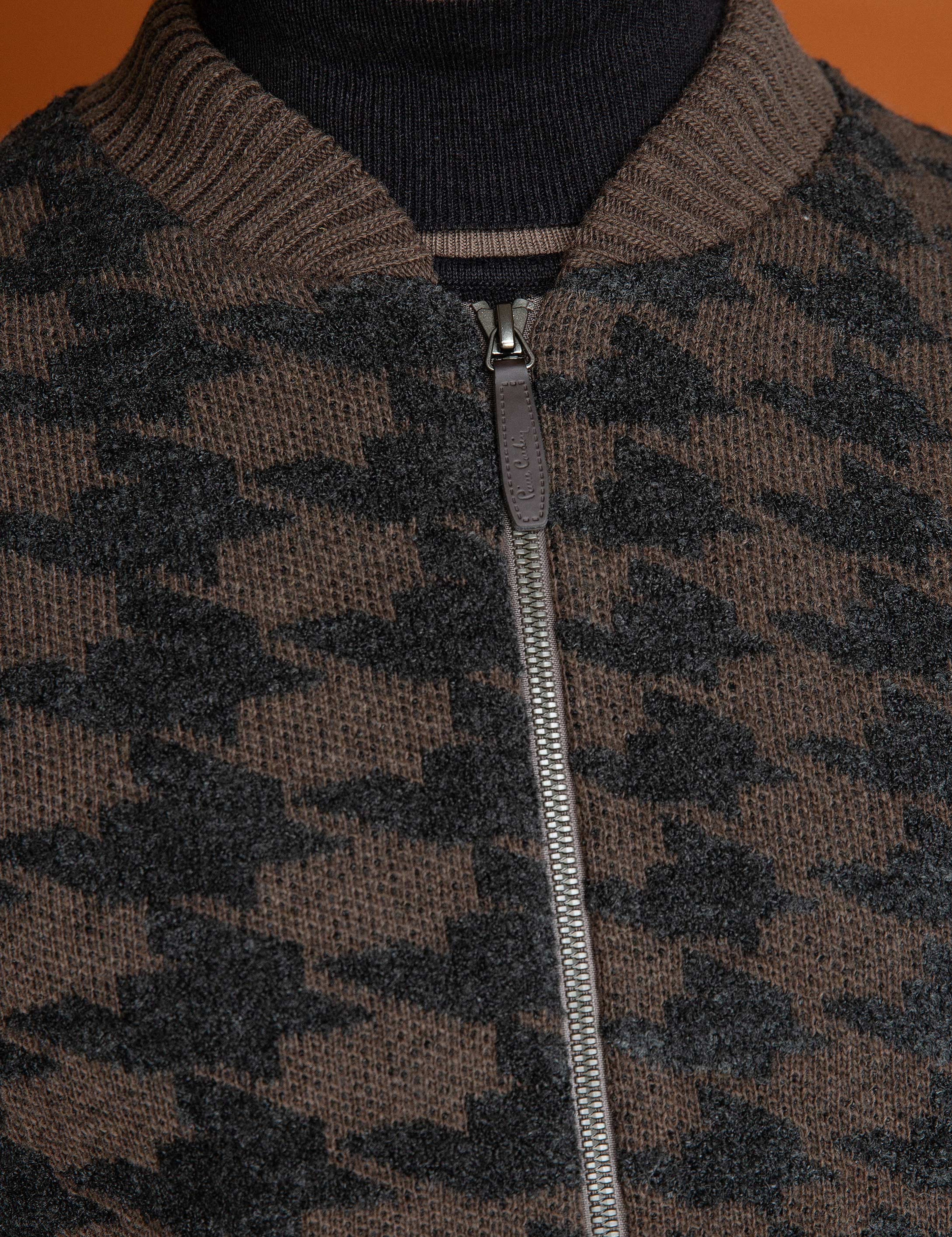 Vizon Slim Fit Triko Hırka - Image 5