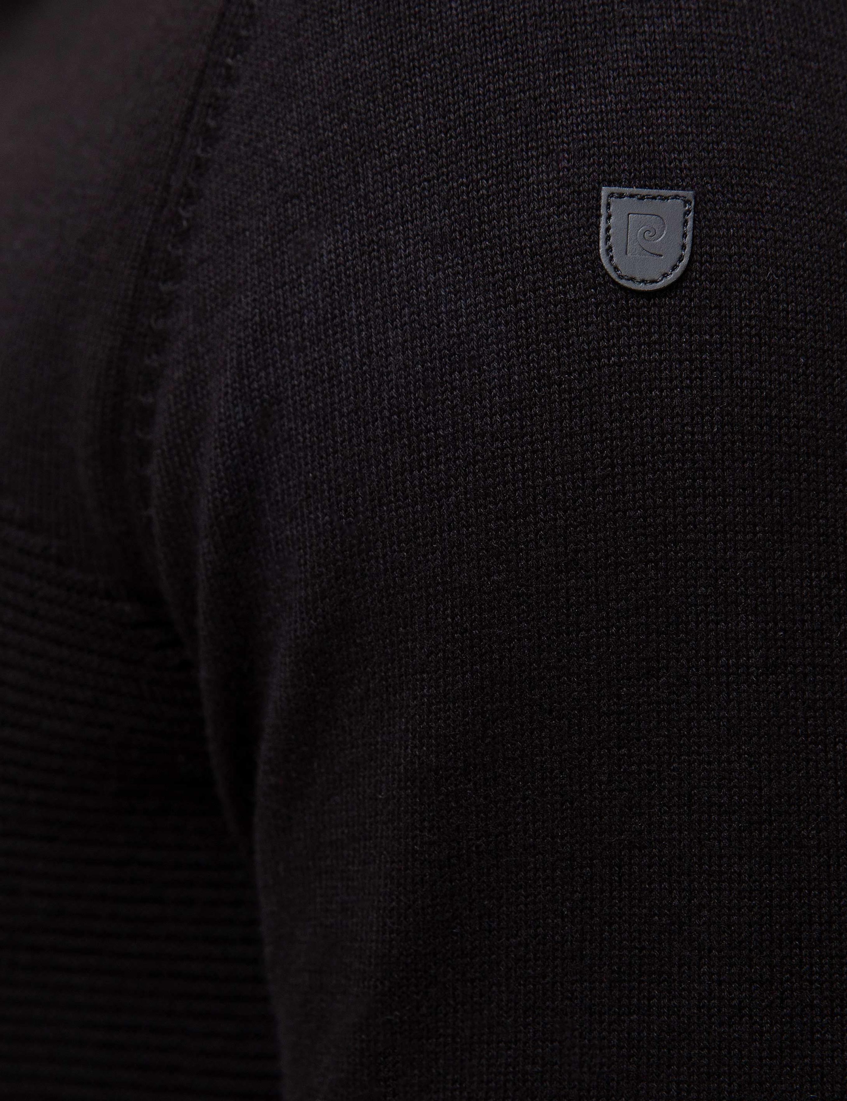 Siyah Slim Fit Triko Kazak