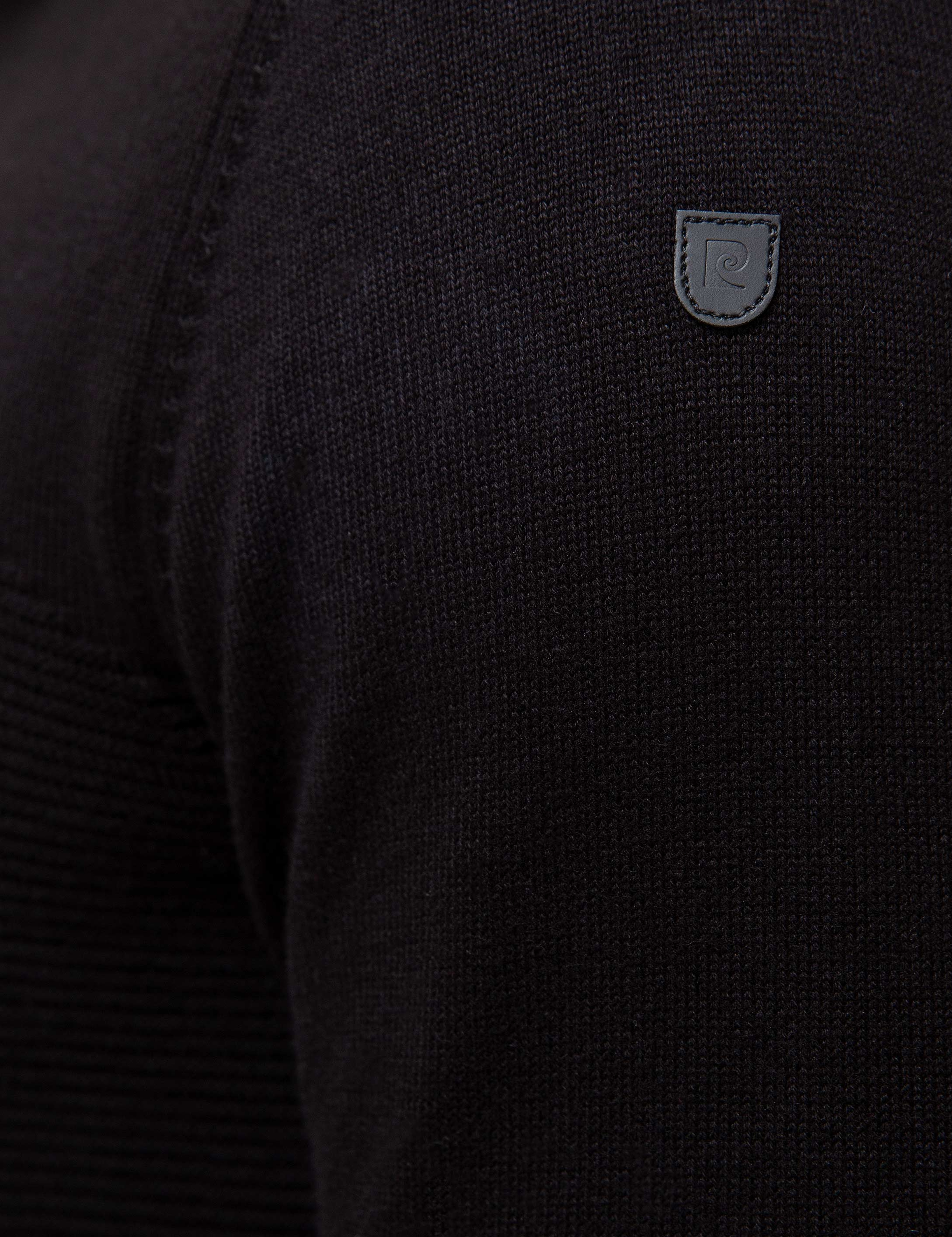 Siyah Slim Fit Triko Kazak