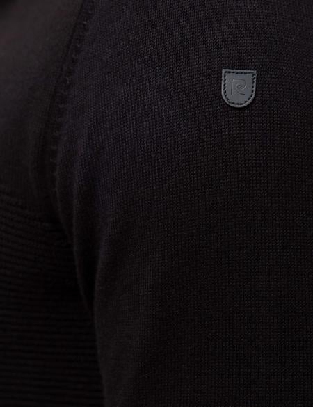 Siyah Slim Fit Triko Kazak - 50208706006