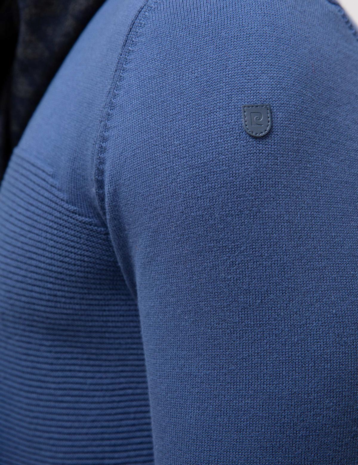 İndigo Mavi Slim Fit Triko Kazak - 50208706027