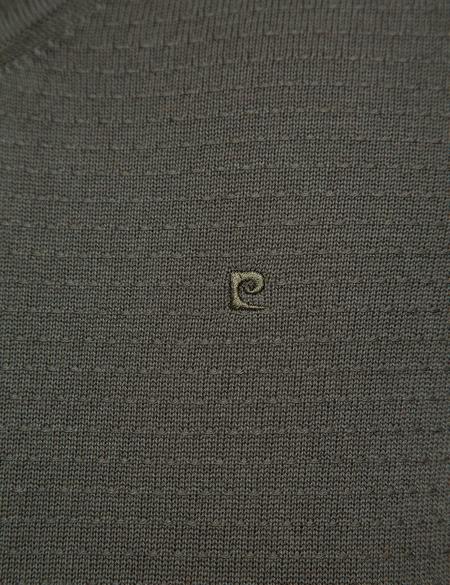 Haki Slim Fit Kazak - 50208707021