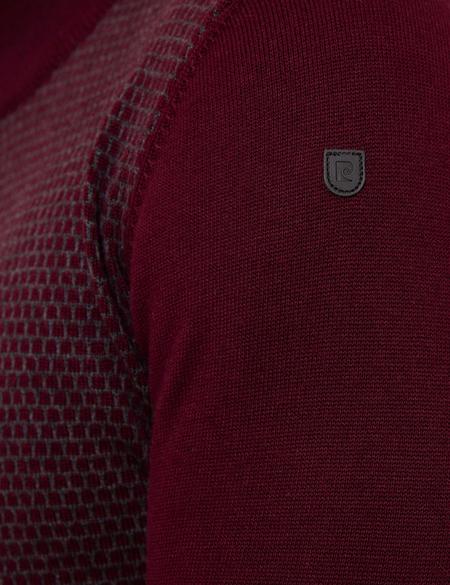 Bordo Slim Fit Triko Kazak - 50208710016