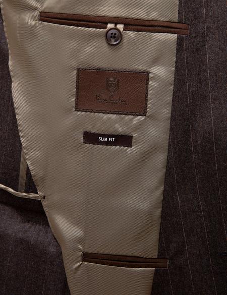 Kahverengi Slim Fit Ceket - 50208845011