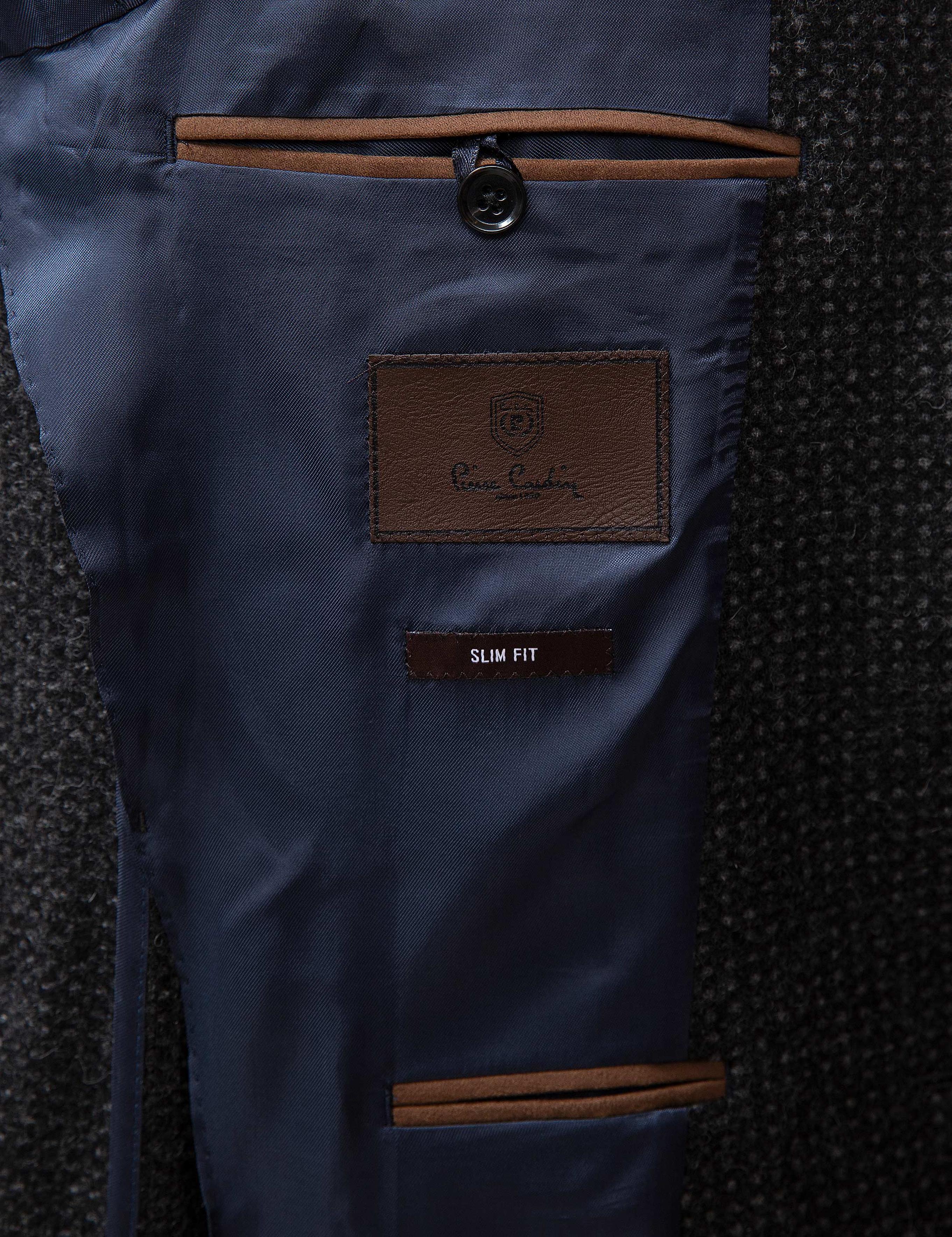 Antrasit Slim Fit Ceket