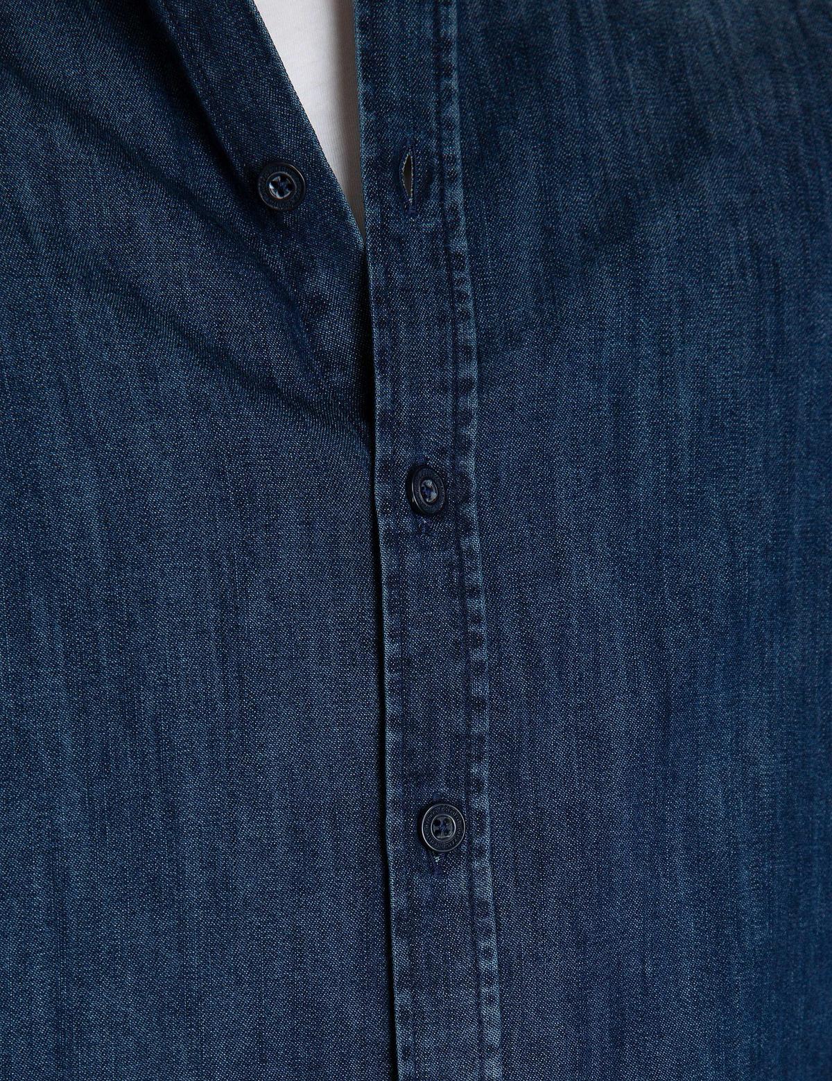 Slim Mavi Gömlek - 50193486001