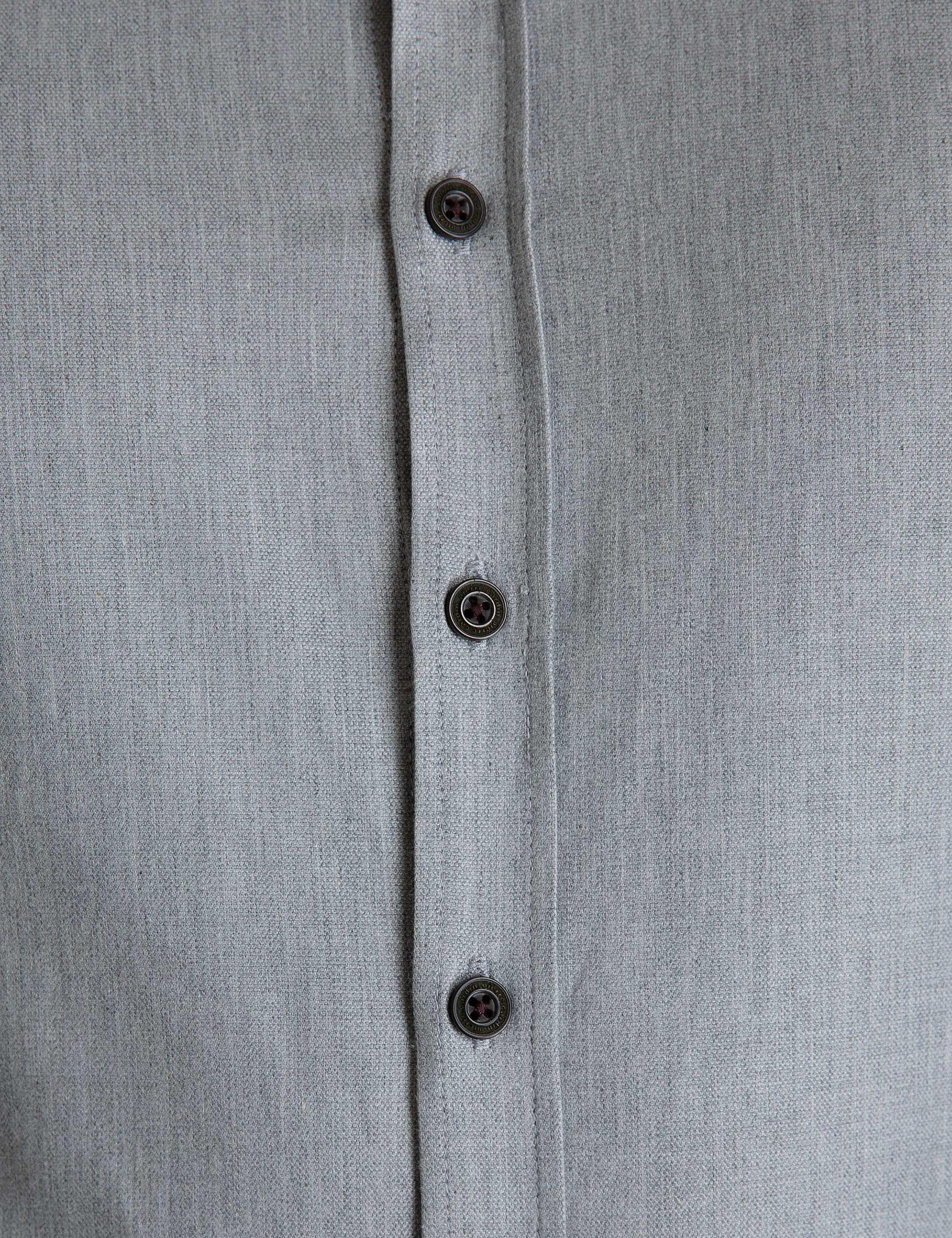 Gri Slim Fit Gömlek