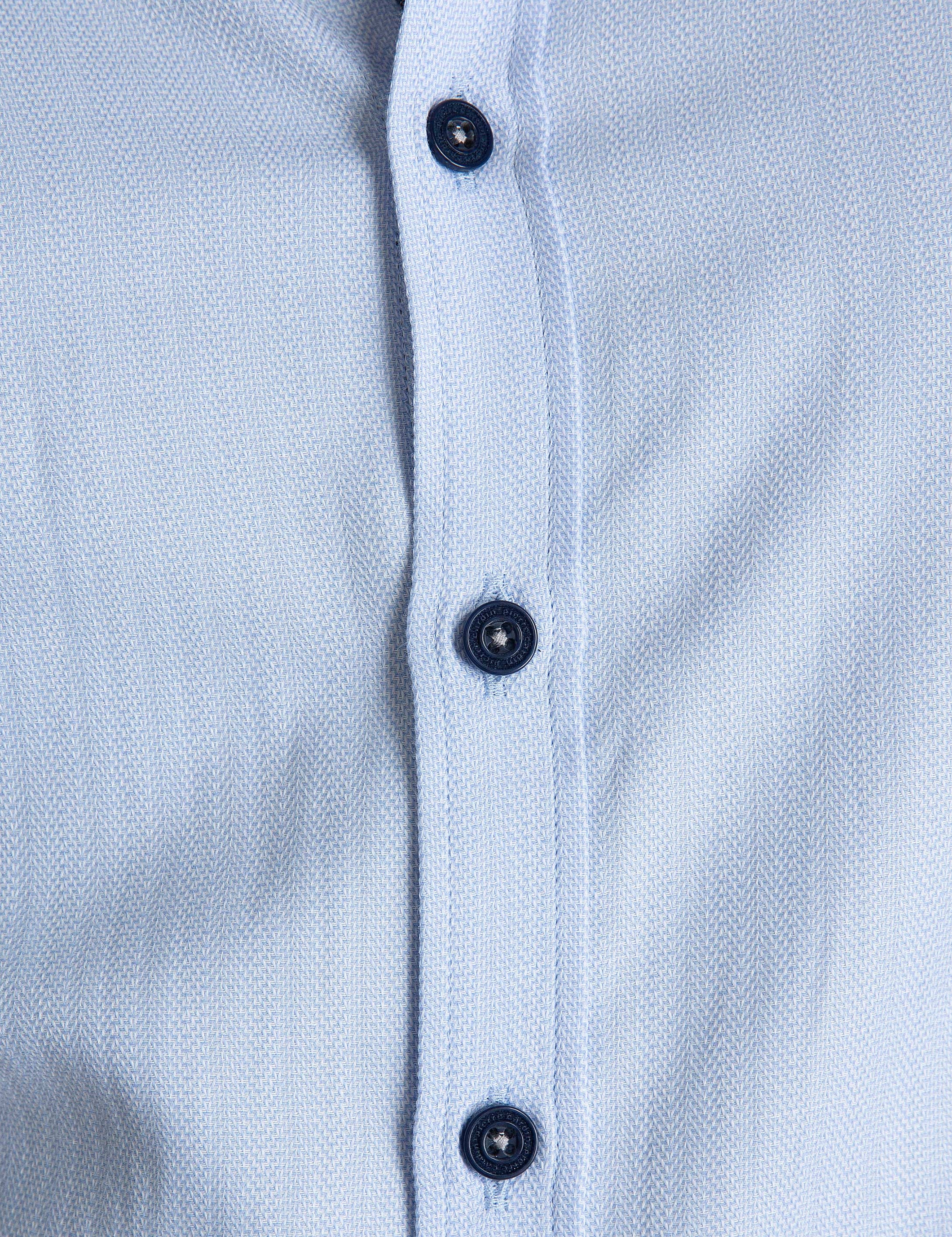 Açık Mavi Slim Fit Gömlek - Image 5