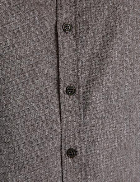 Kahverengi Slim Fit Gömlek - 50193963010