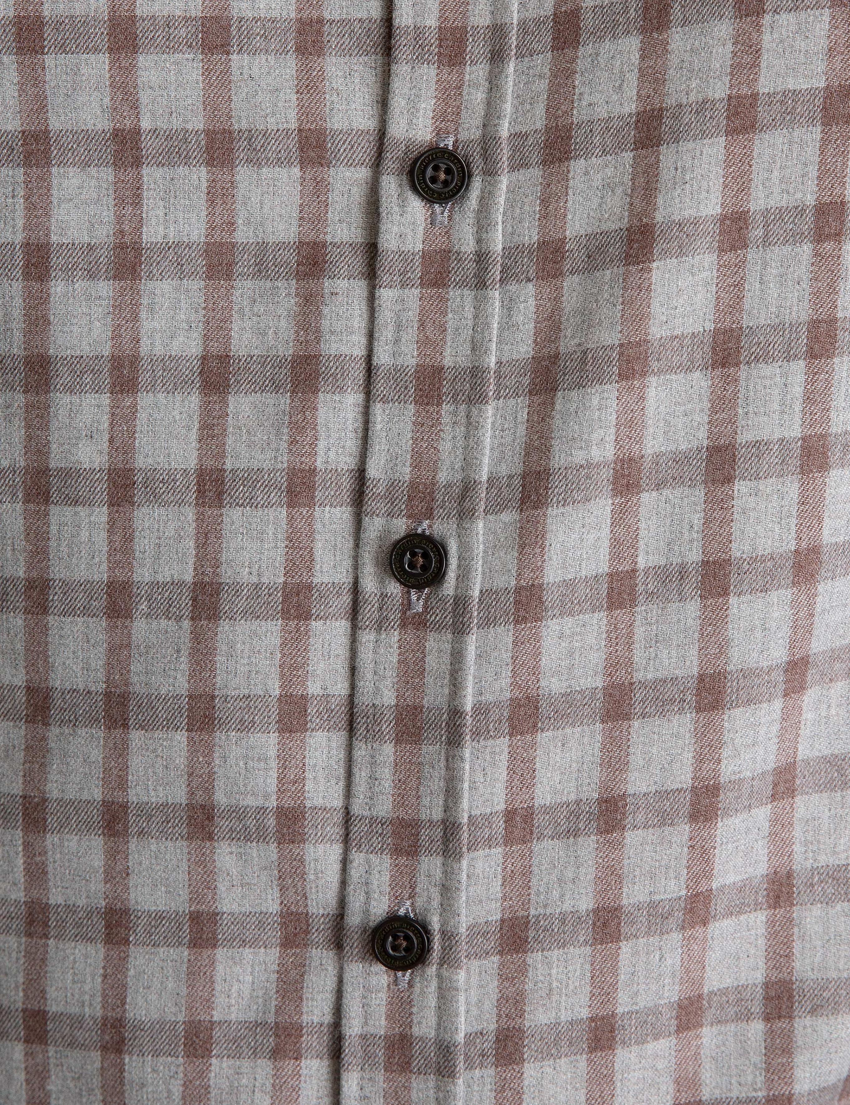 Açık Kahverengi Slim Fit Gömlek