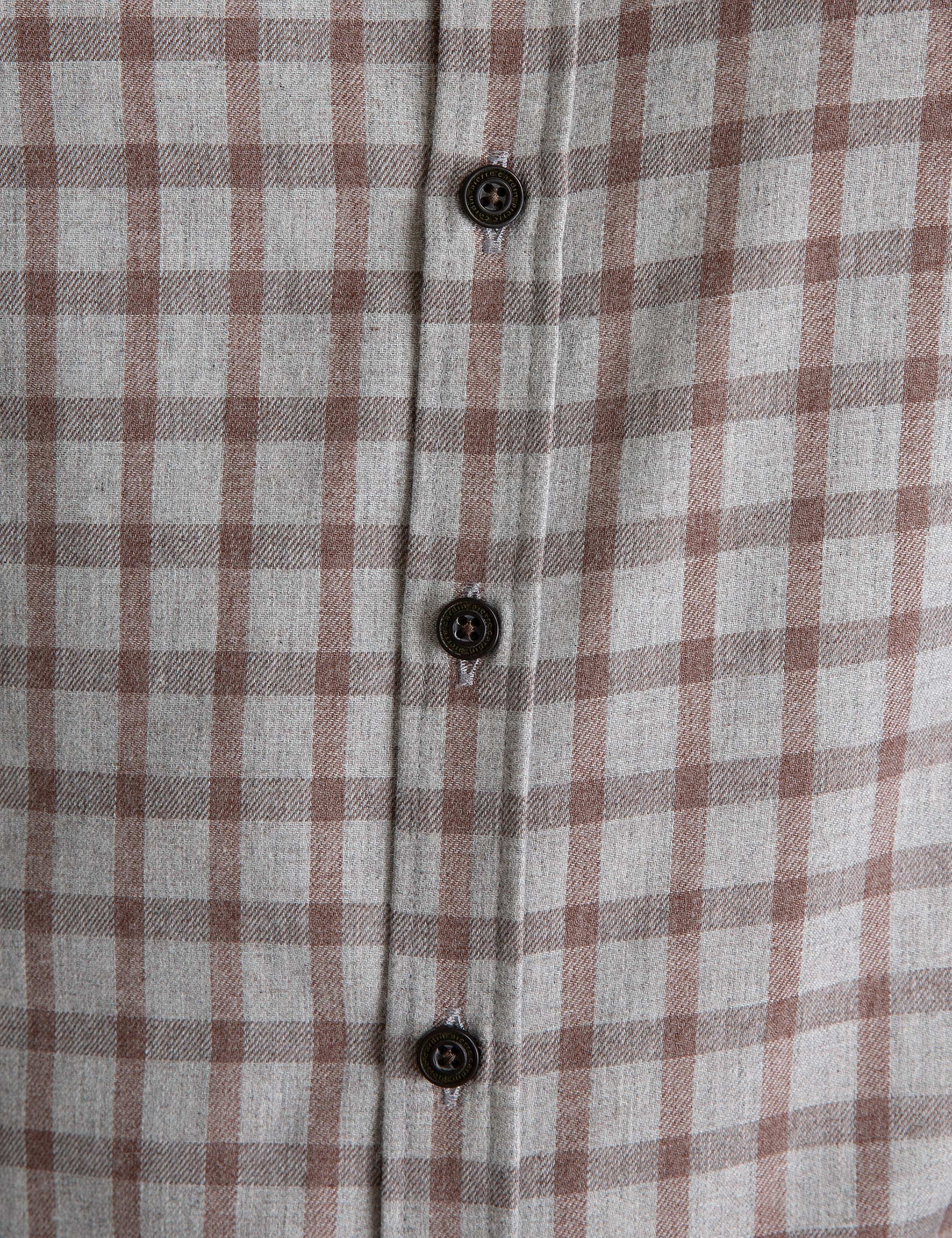 Açık Kahverengi Slim Fit Gömlek
