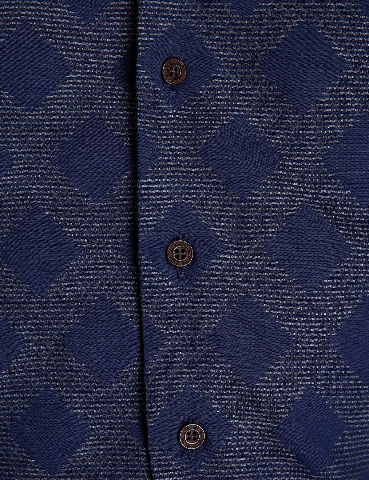 Gri Detaylı Slim Fit Gömlek - 50194031010