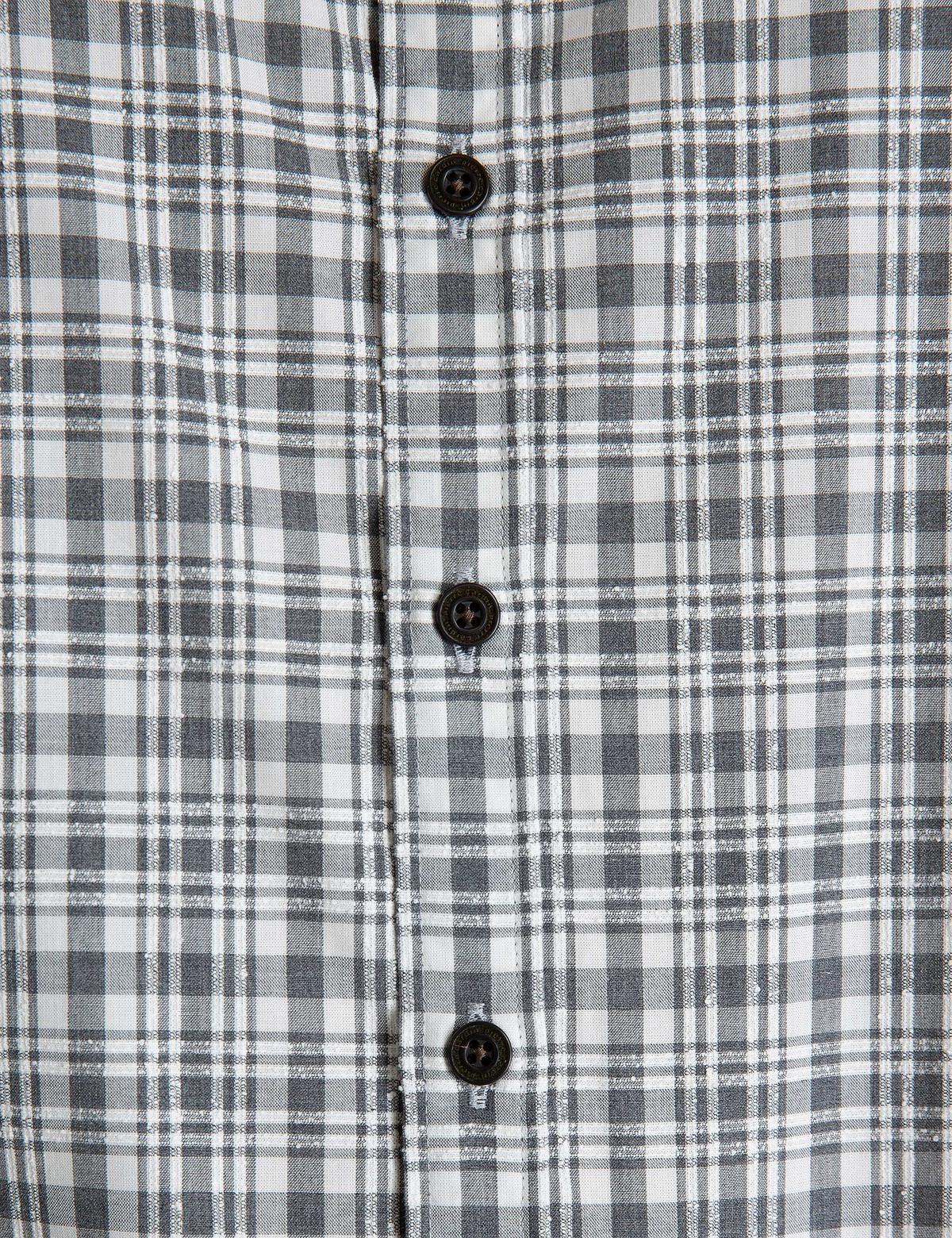 Gri Slim Fit Gömlek - 50194034024