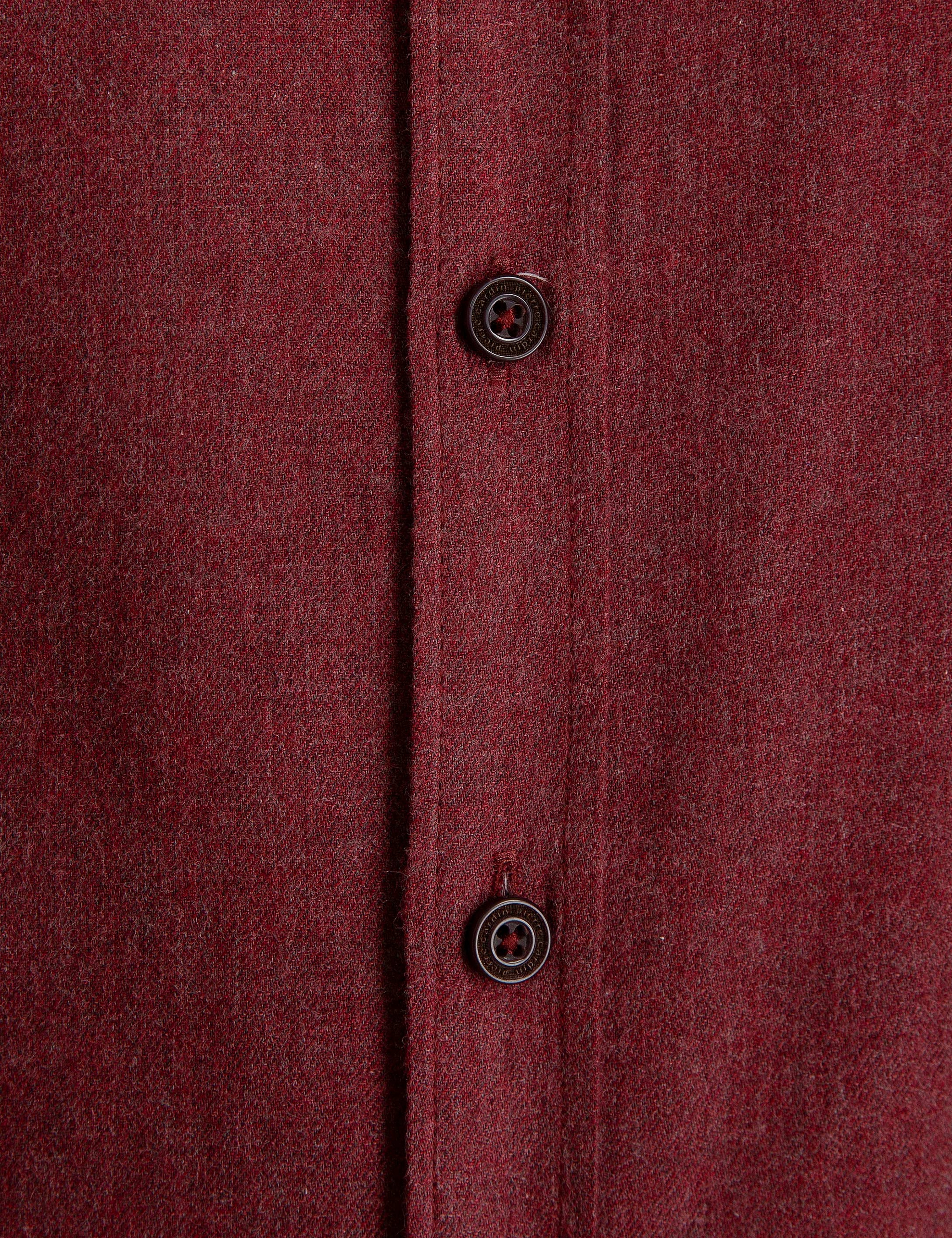 Bordo Regular Fit Gömlek - Image 5