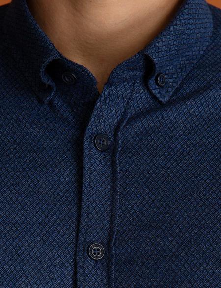 Lacivert Slim Fit Gömlek - 50194552001