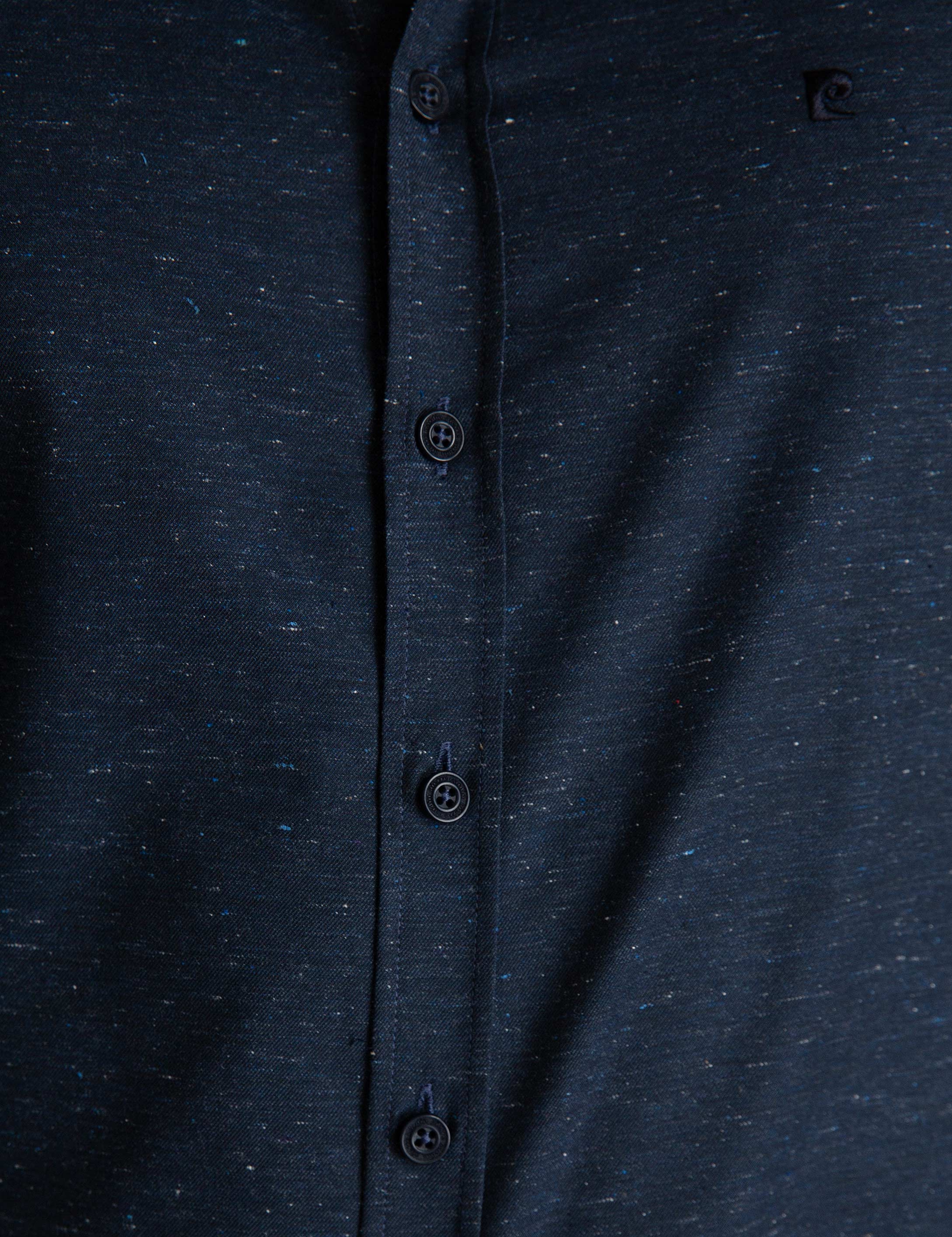 Lacivert Slim Fit Gömlek - Image 5