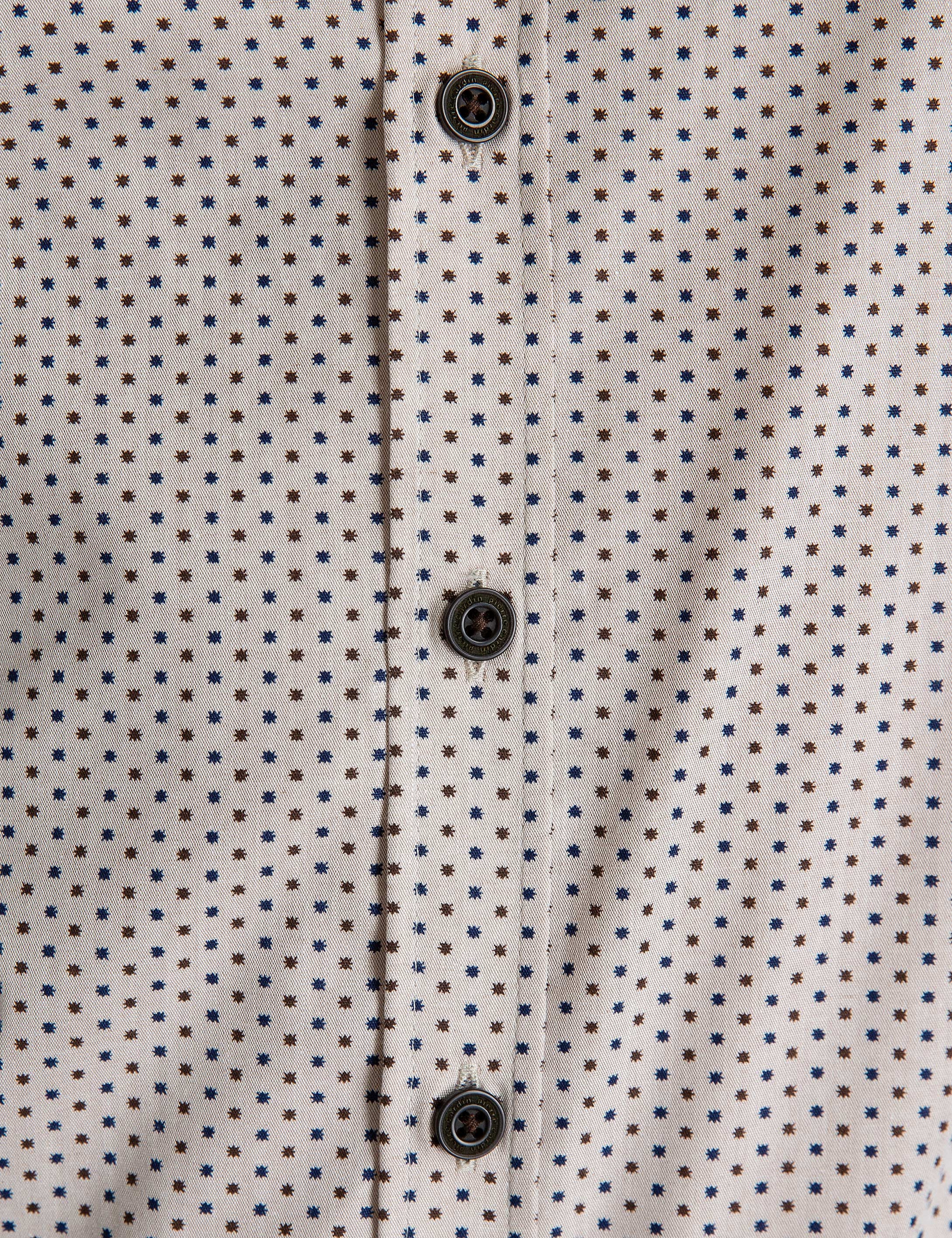 Bej Slim Fit Uzun Kollu Gömlek - Image 5