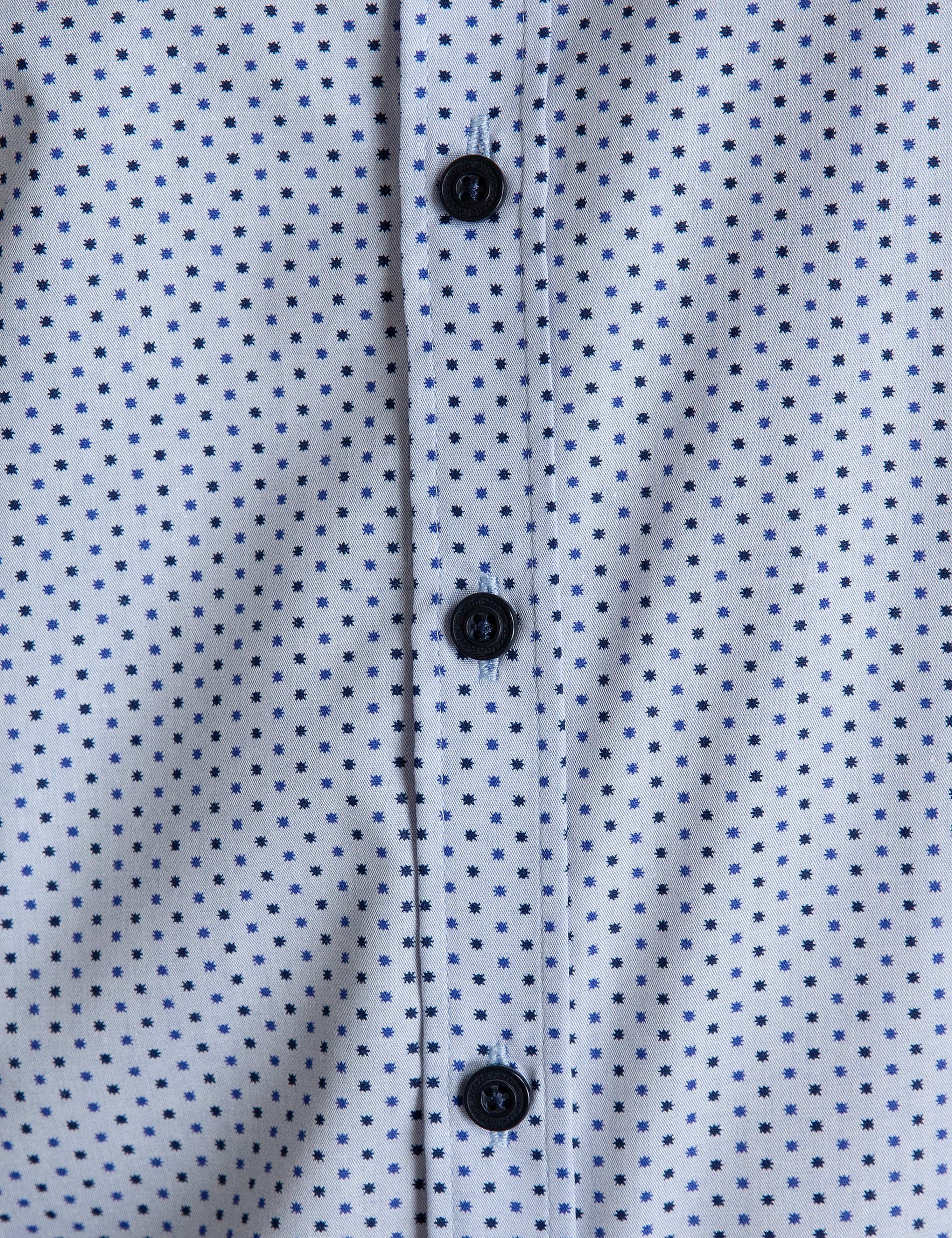 Mavi Slim Fit Gömlek - Image 5