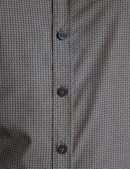 Gri Slim Fit Gömlek - 50194676001