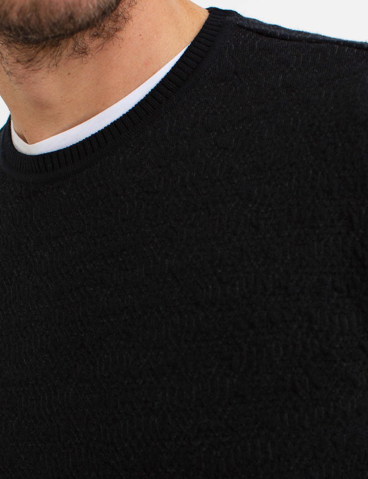 Siyah Triko Kazak - 50194831021