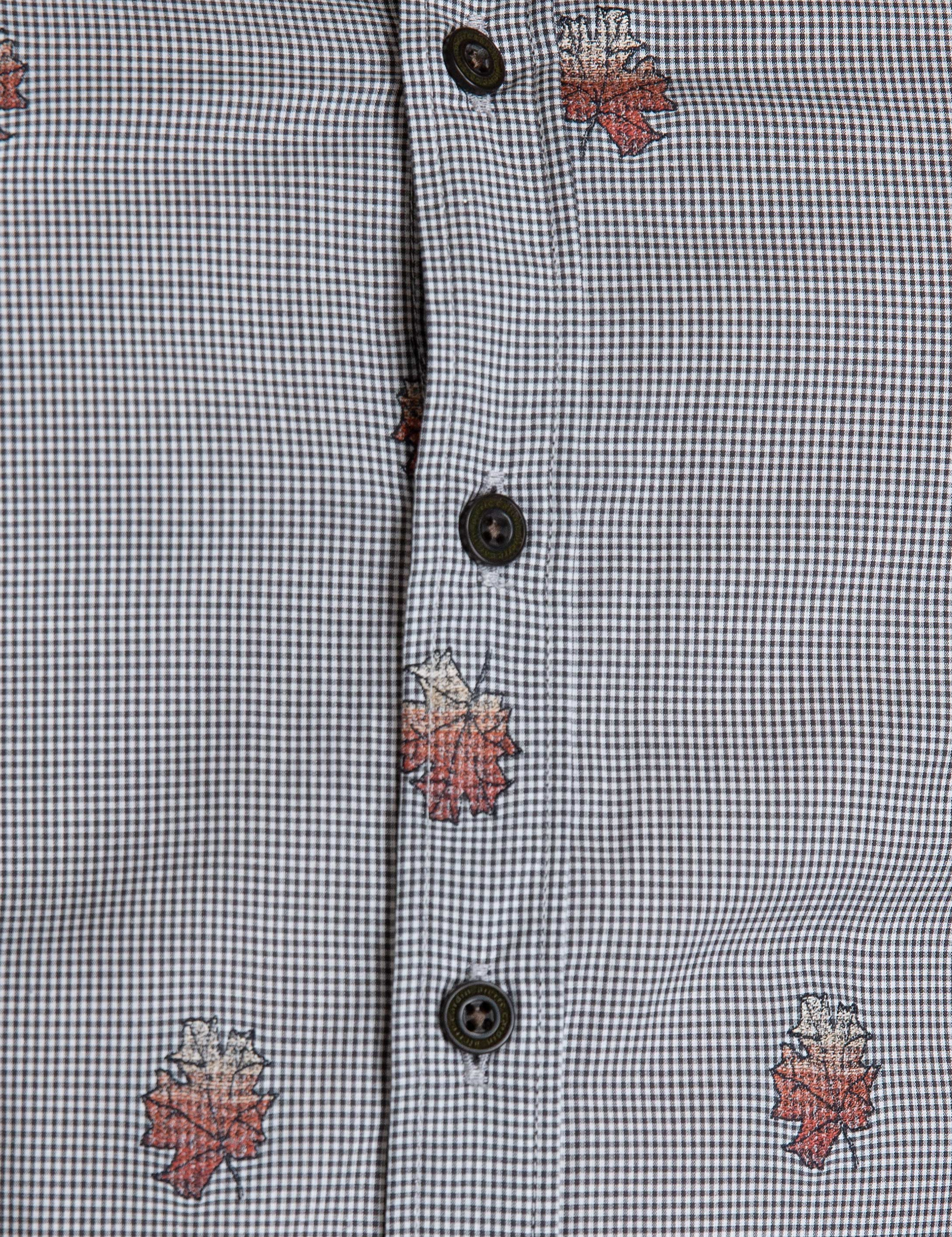 Siyah Slim Fit Uzun Kollu Gömlek - Image 5