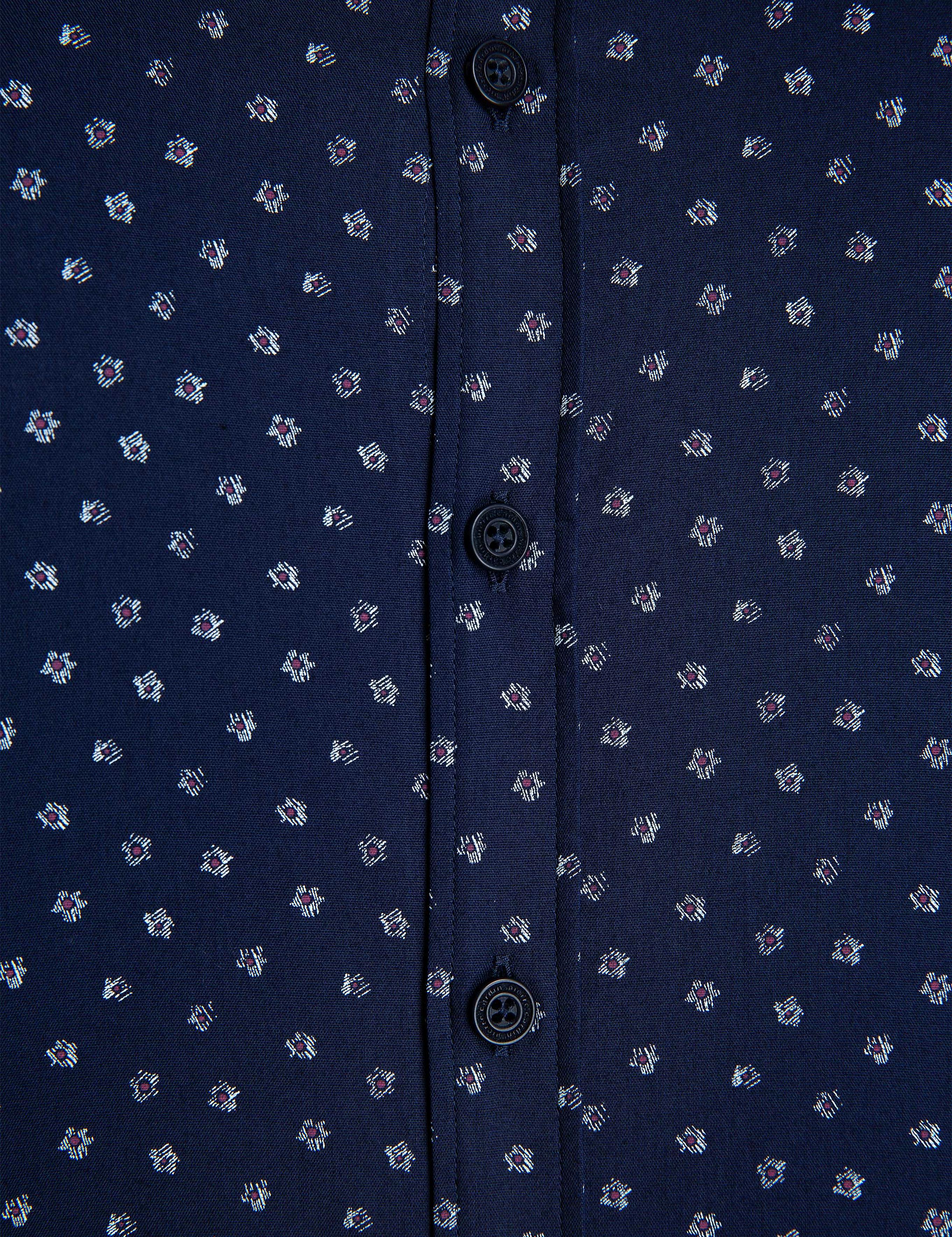 Lacivert Slim Fit Gömlek