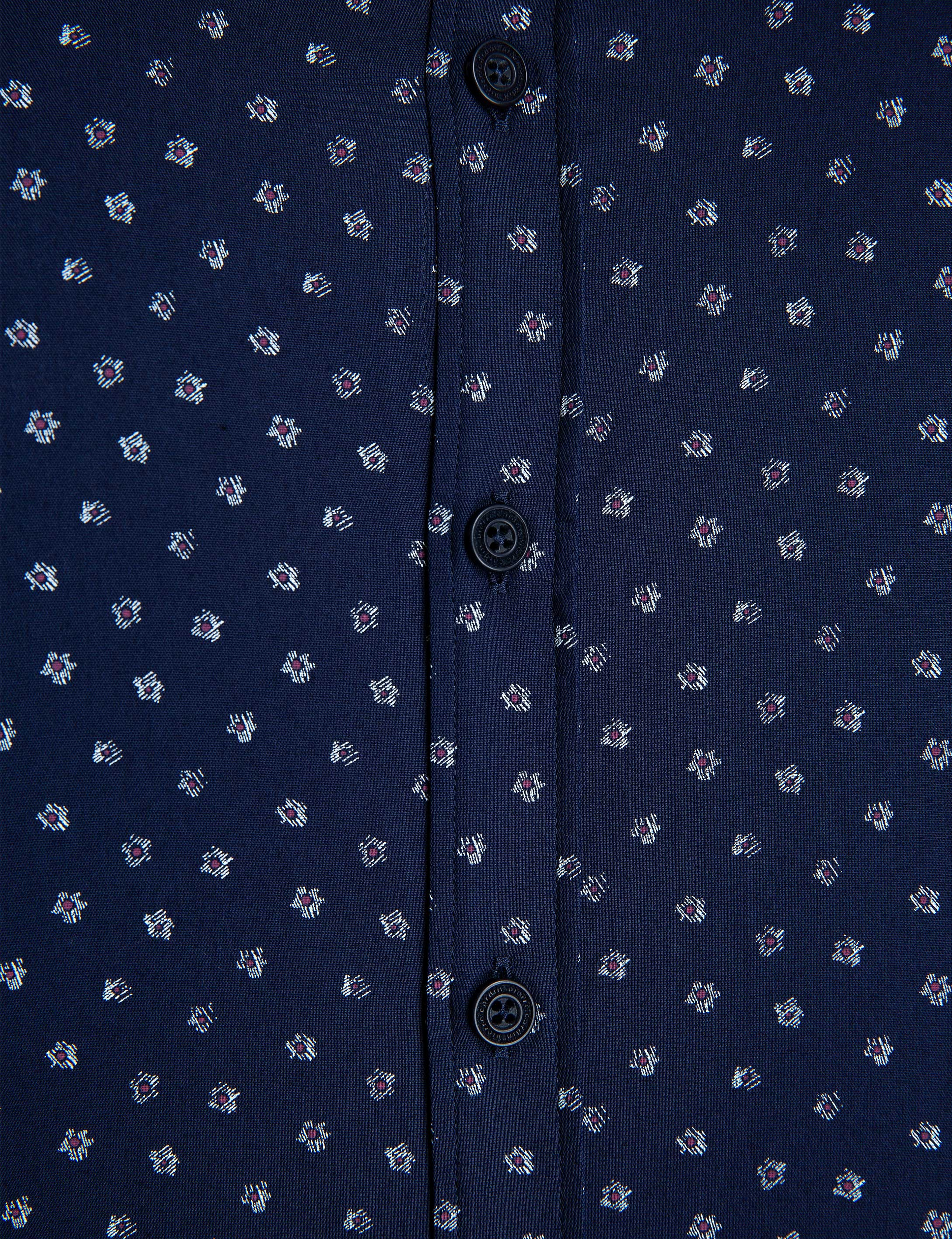 Lacivert Slim Fit Gömlek