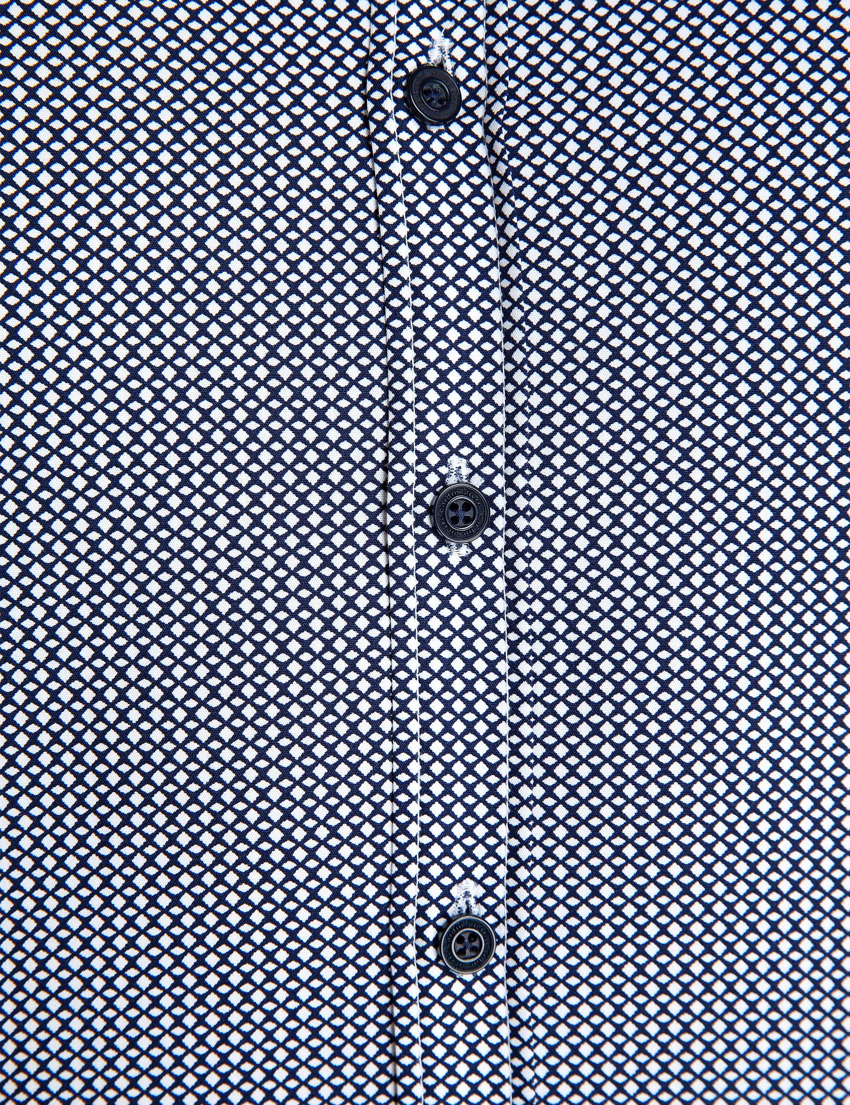 Lacivert Slim Fit Gömlek