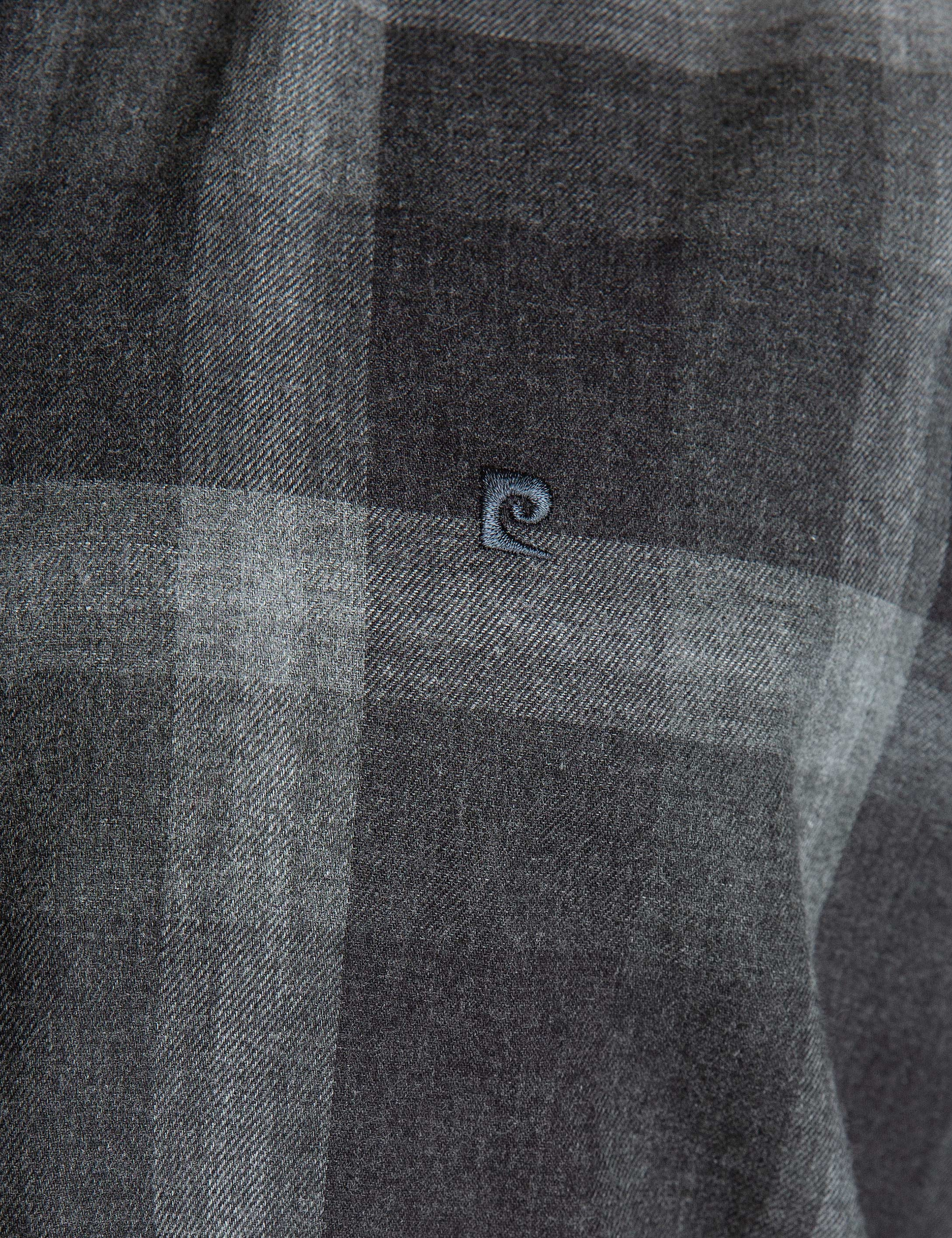 Antrasit Gri Slim Fit Gömlek - Image 5